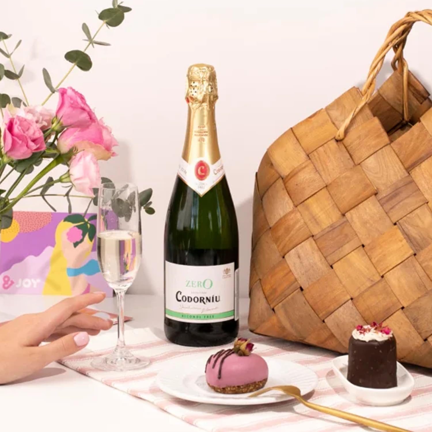 Champagne frizzante analcolico Codorníu Zero Brut Premium Dealcolizzato 750 ml | CONFEZIONE DA 6
