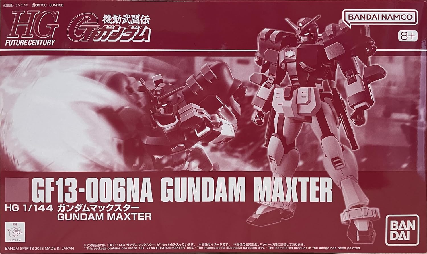BANDAI SPIRITS HG 1/144 Gundam Maxster, Small, Purple