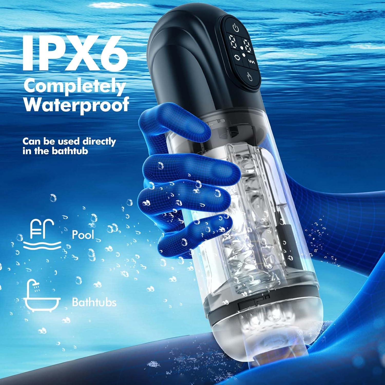 Automatic Sucking Masturbator for Men - Upgraded Male Masturbators Cup with 10 Vibrating  Suction Modes, Hands Free Blowjob Adult Sex Toys Stroker Pocket Pussy with 3D Textured for Male Penis Pumps · v3