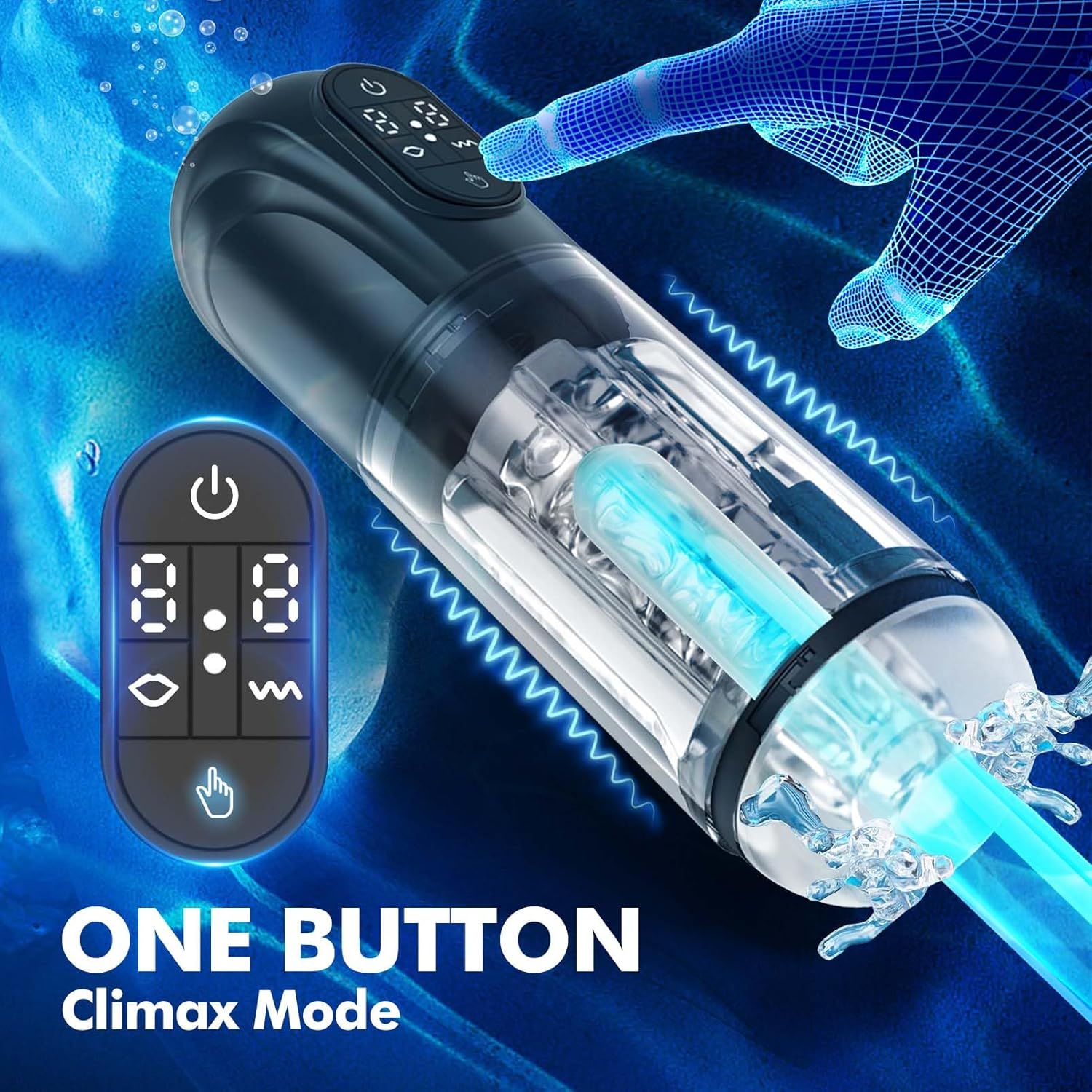 Automatic Sucking Masturbator for Men - Upgraded Male Masturbators Cup with 10 Vibrating  Suction Modes, Hands Free Blowjob Adult Sex Toys Stroker Pocket Pussy with 3D Textured for Male Penis Pumps · v3