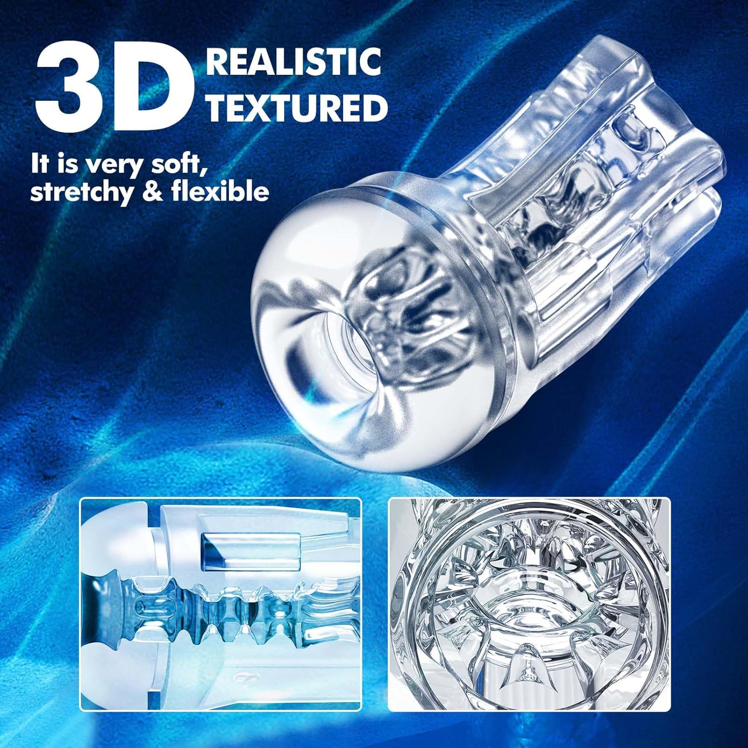 Automatic Sucking Masturbator for Men - Upgraded Male Masturbators Cup with 10 Vibrating  Suction Modes, Hands Free Blowjob Adult Sex Toys Stroker Pocket Pussy with 3D Textured for Male Penis Pumps · v3