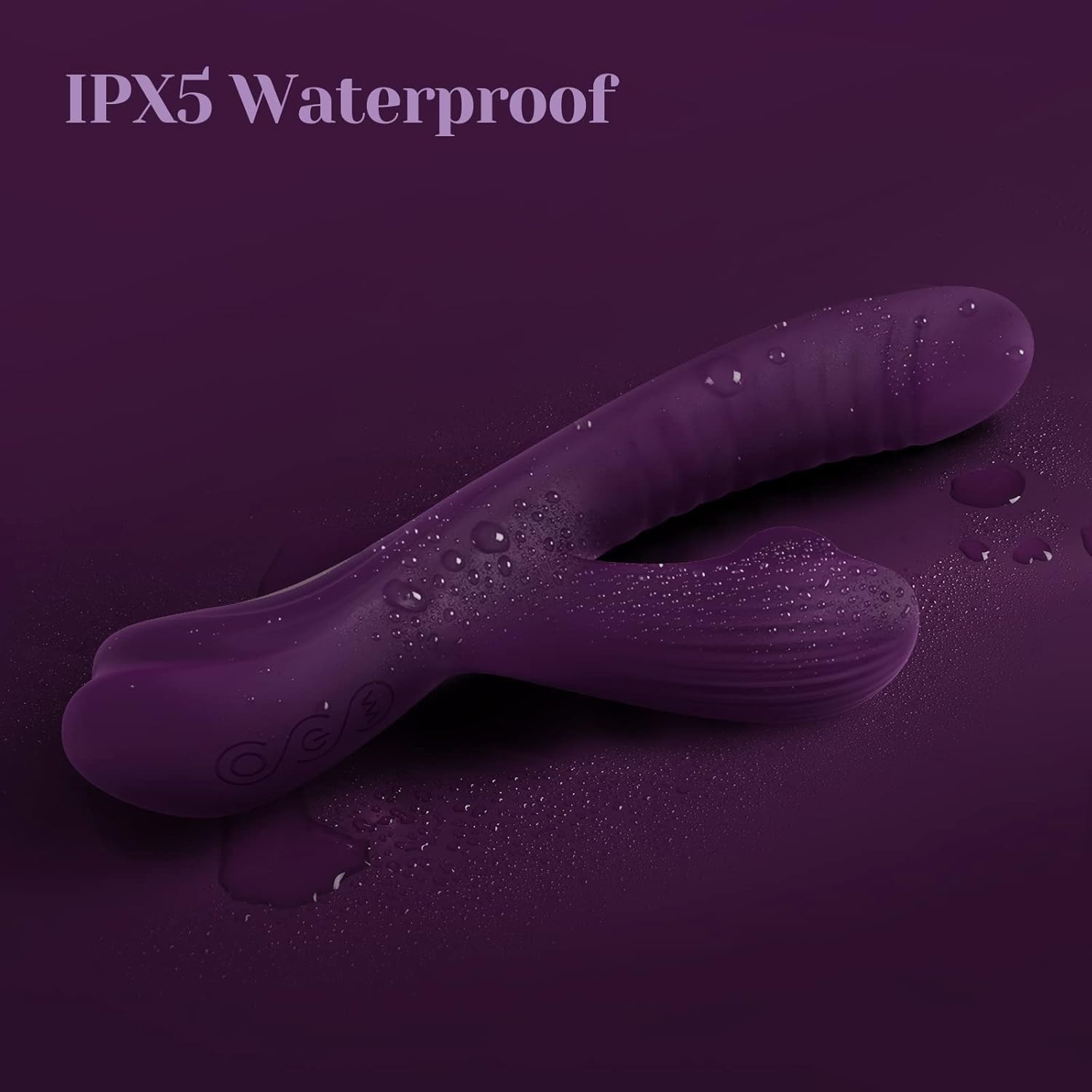 Tracys Dog Come-Hither Rabbit Sucking Vibrator for Clitoral G Spot Stimulation, Adult Sex Toys for Women Couple, Vibrating Finger Massager with 3 Suction and 10 Vibration  Come-Hither Modes (Beta)