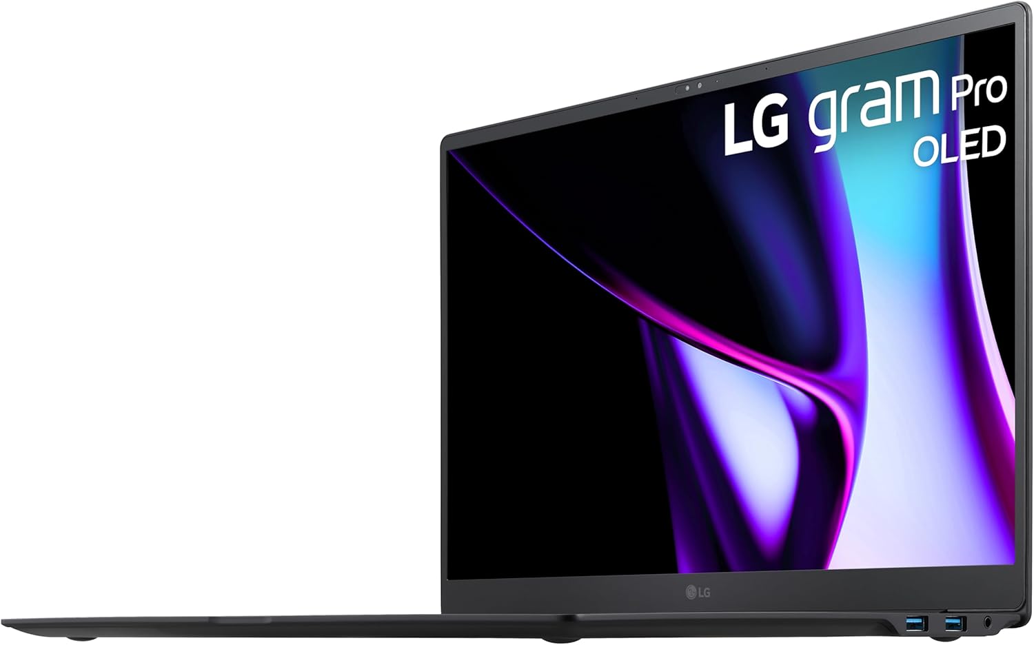 Laptop OLED sottile e leggero LG gram Pro da 16 pollici, Intel Evo Edition - Processore Intel Core Ultra 7, Windows 11 Home, 32 GB di RAM, SSD da 2 TB, nero