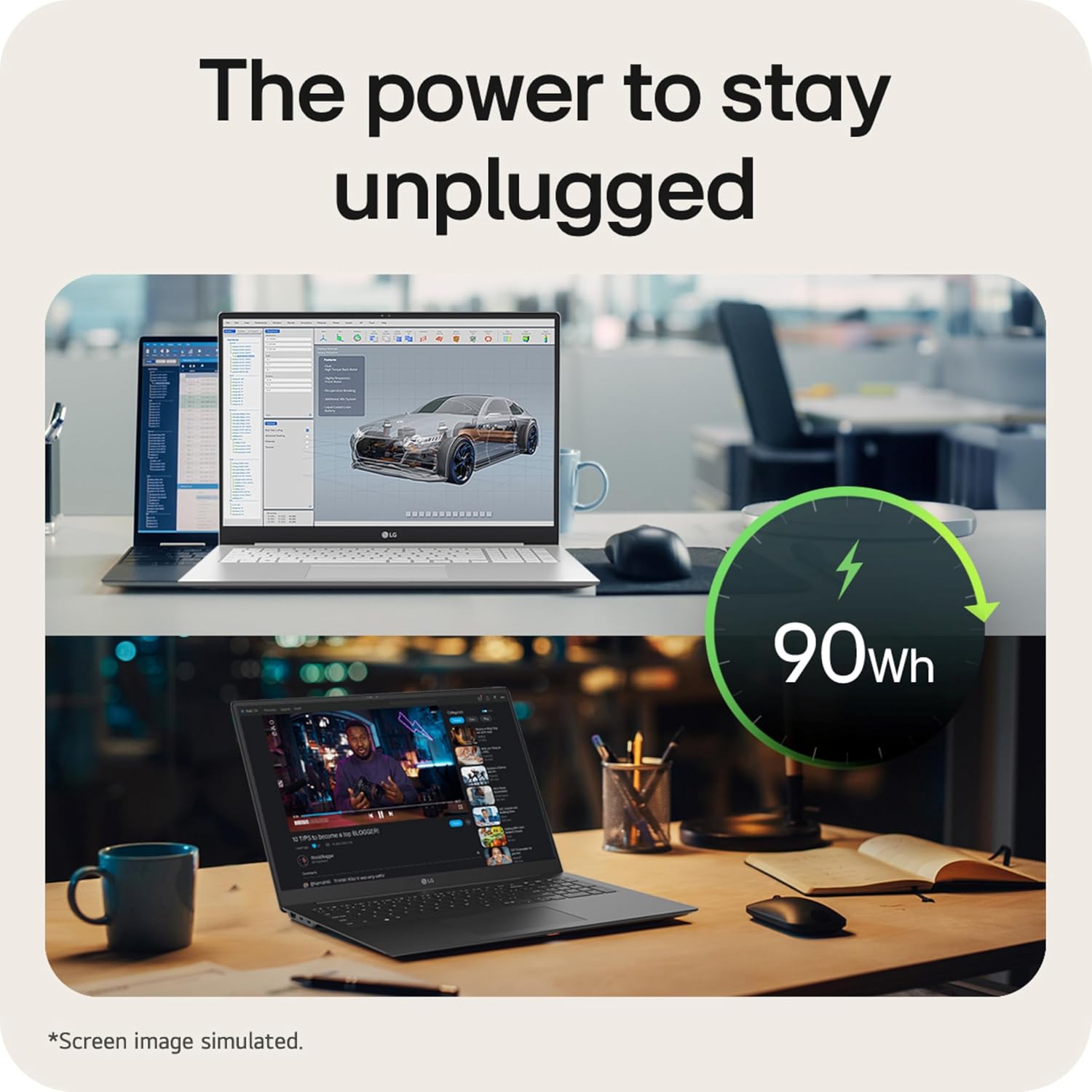 Laptop OLED sottile e leggero LG gram Pro da 16 pollici, Intel Evo Edition - Processore Intel Core Ultra 7, Windows 11 Home, 32 GB di RAM, SSD da 2 TB, nero