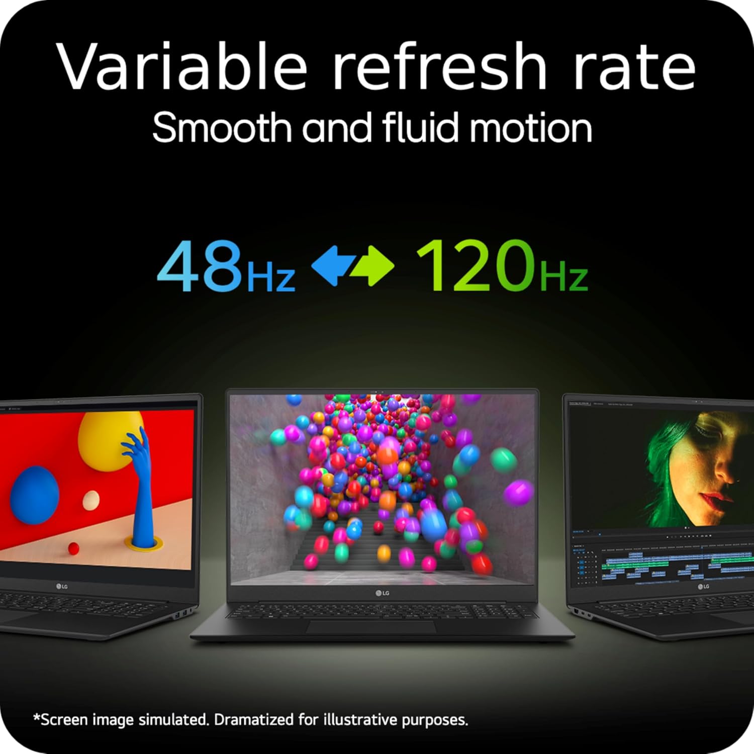 Laptop OLED sottile e leggero LG gram Pro da 16 pollici, Intel Evo Edition - Processore Intel Core Ultra 7, Windows 11 Home, 32 GB di RAM, SSD da 2 TB, nero