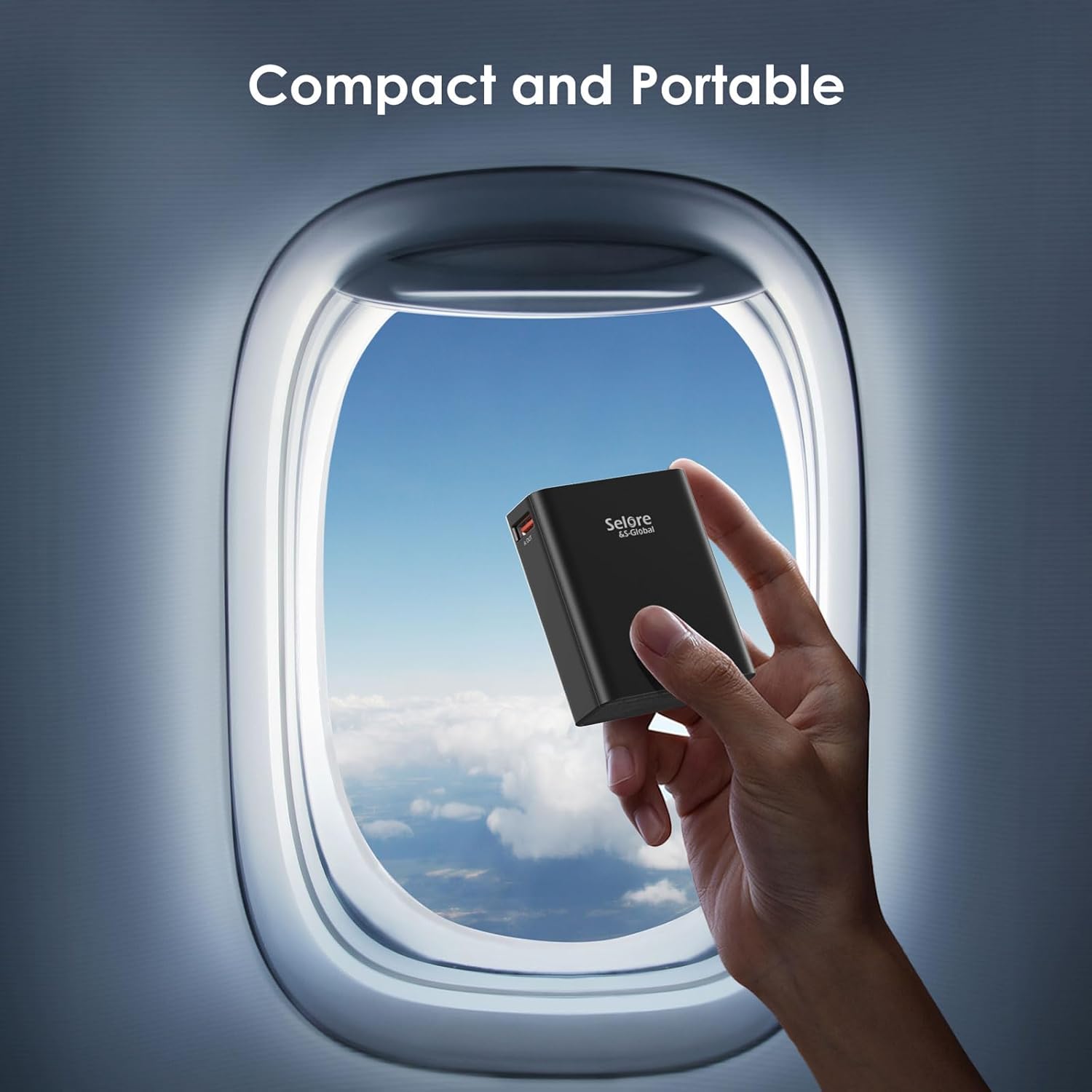 Powerbank 30W, 10000mAh, tragbares Ladegerät mit integriertem Kabel, USB-C-Ausgangseingang, Travel Essentials, Akkupack mit 2 Ausgängen für iPhone 16, 15-Serie, iPad, Tablets, Samsung S24 usw.