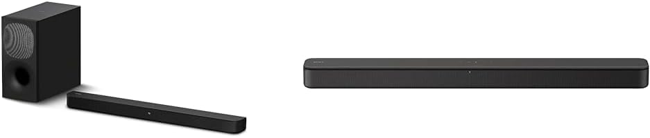 Soundbar Sony HT-S400 2.1ch dengan Subwoofer Nirkabel yang Kuat Soundbar S100F 2.0ch dengan Speaker Bass Reflex, Tweeter Terintegrasi, dan Bluetooth