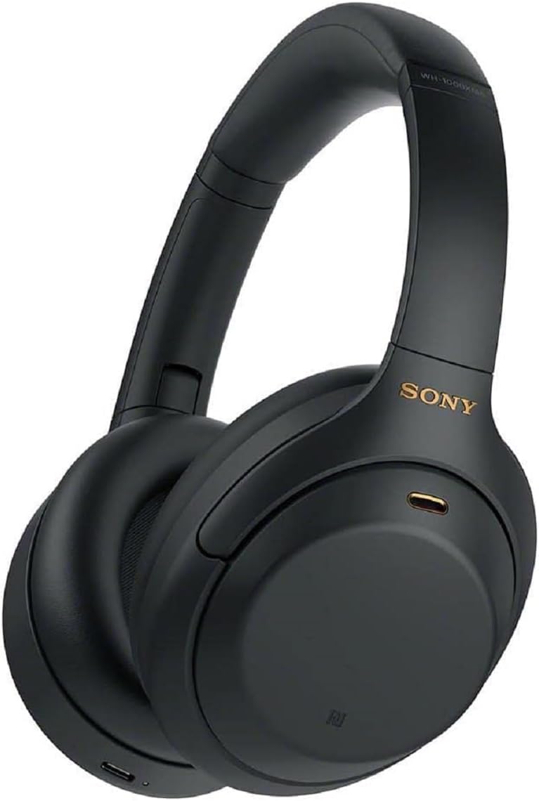 Sony WH-1000XM4 หูฟังไร้สายแบบครอบศีรษะตัดเสียงรบกวนระดับพรีเมียม พร้อมไมโครโฟนสำหรับการโทรและการควบคุมด้วยเสียง Alexa สีดำ WH1000XM4 HT-S40R ระบบซาวด์บาร์โฮมเธียเตอร์ 5.1ch สีดำ