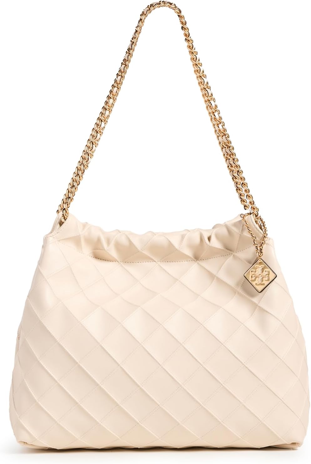 Tory Burch Womens Fleming Soft Drawstring Hobo Bag · v3