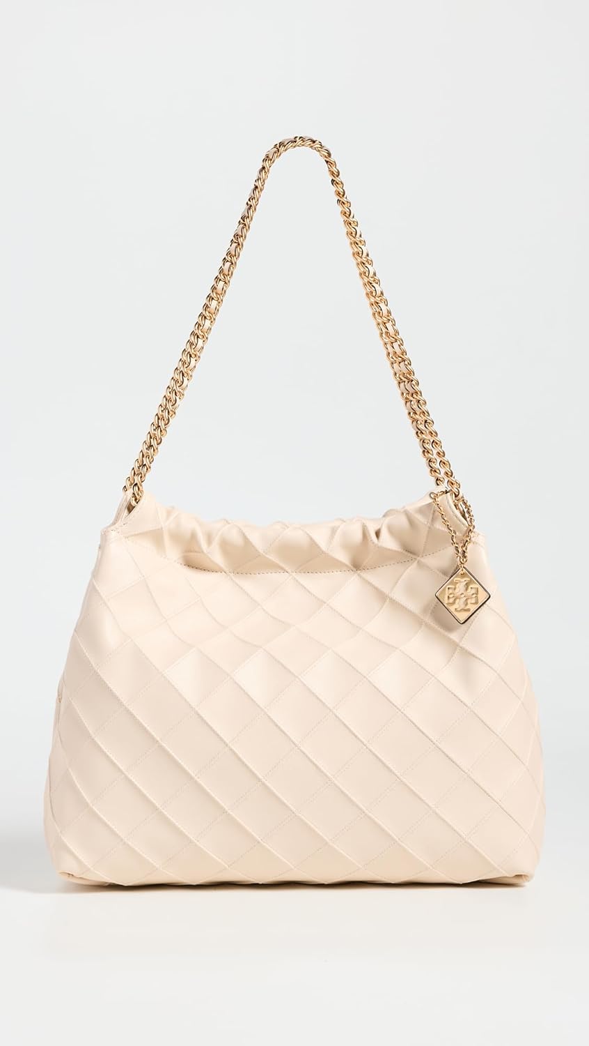 Tory Burch Womens Fleming Soft Drawstring Hobo Bag · v3