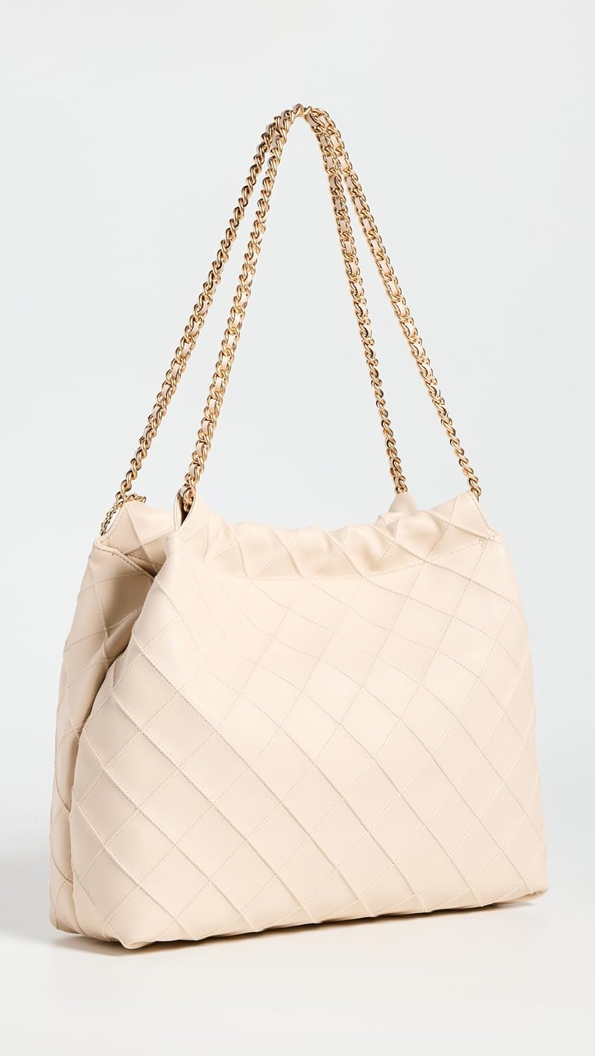 Tory Burch Womens Fleming Soft Drawstring Hobo Bag · v3