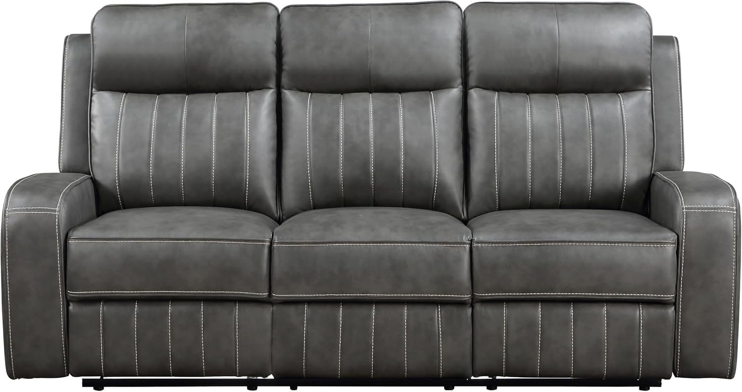 Coaster Home Furnishings Raelynn Upholstered Motion Reclining Sofa Grey · v2