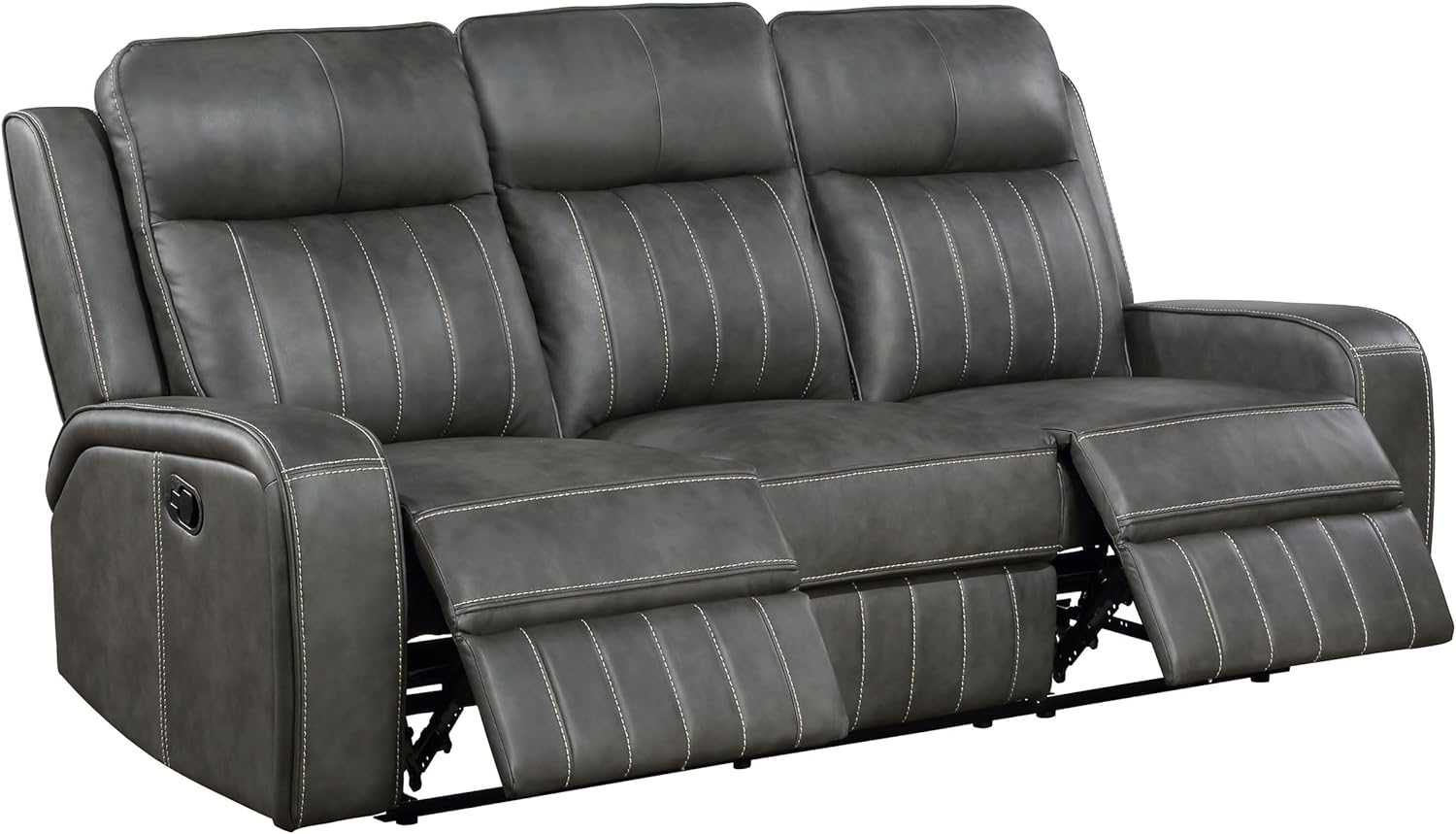 Coaster Home Furnishings Raelynn Upholstered Motion Reclining Sofa Grey · v2