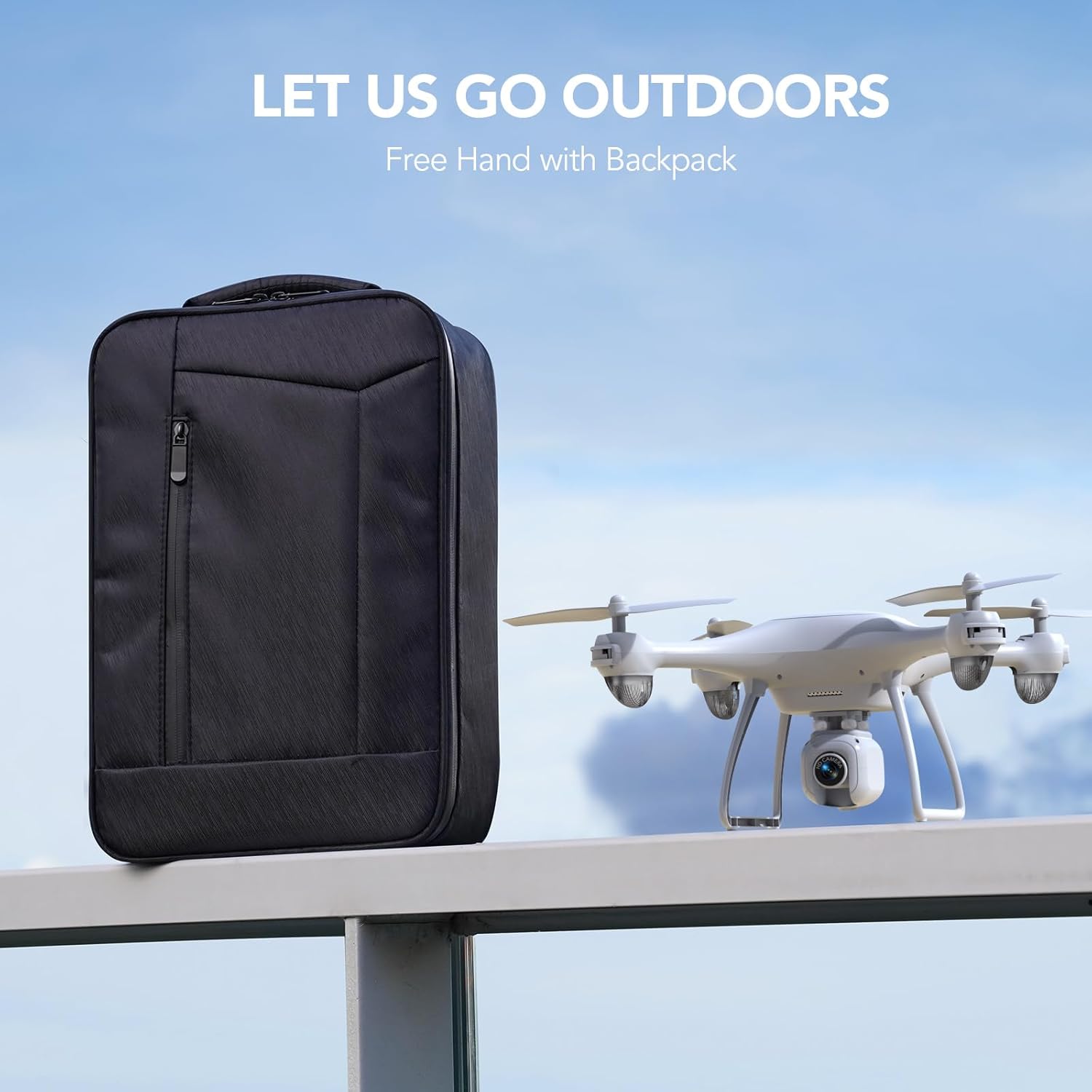 TOMZON P5G GPS Drones with Camera for Adults 4K, Under 249g, FPV Camera Drone with 5G WiFi Transmission for Beginner, Auto Return Home, Follow Me, Custom Flight, 36 Mins Fly Time, CarryBag, White · v4