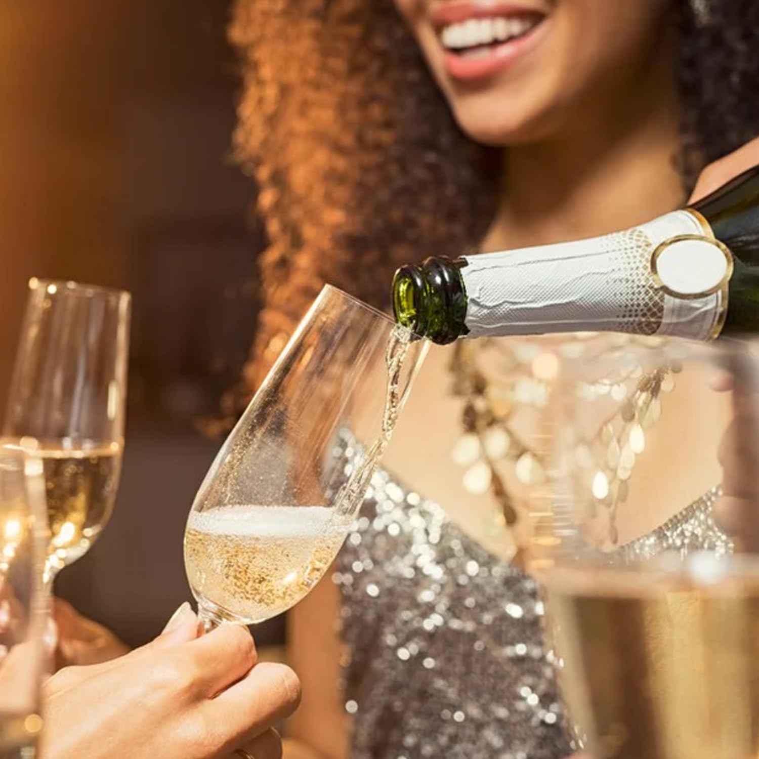 Sparkling Rosé Non-Alcoholic Wine Date Night Mixed 5 Pack Includes JP Chenet, Freixenet, Zilch, Codorniu, and Fre 750ml Zero Alcohol Dealcoholized Champagne · v2