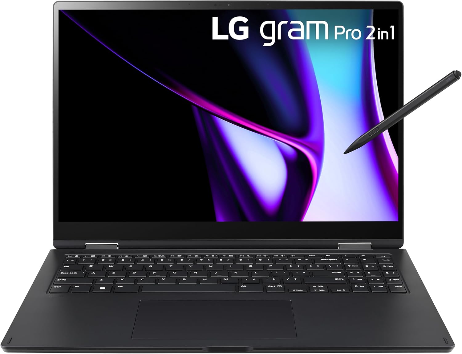 LG gram Pro 2 in1 16-inch Lightweight and Versatile Laptop, Intel Evo Edition - Intel Core Ultra 7, 16GB RAM, 1TB SSD, Black · v3