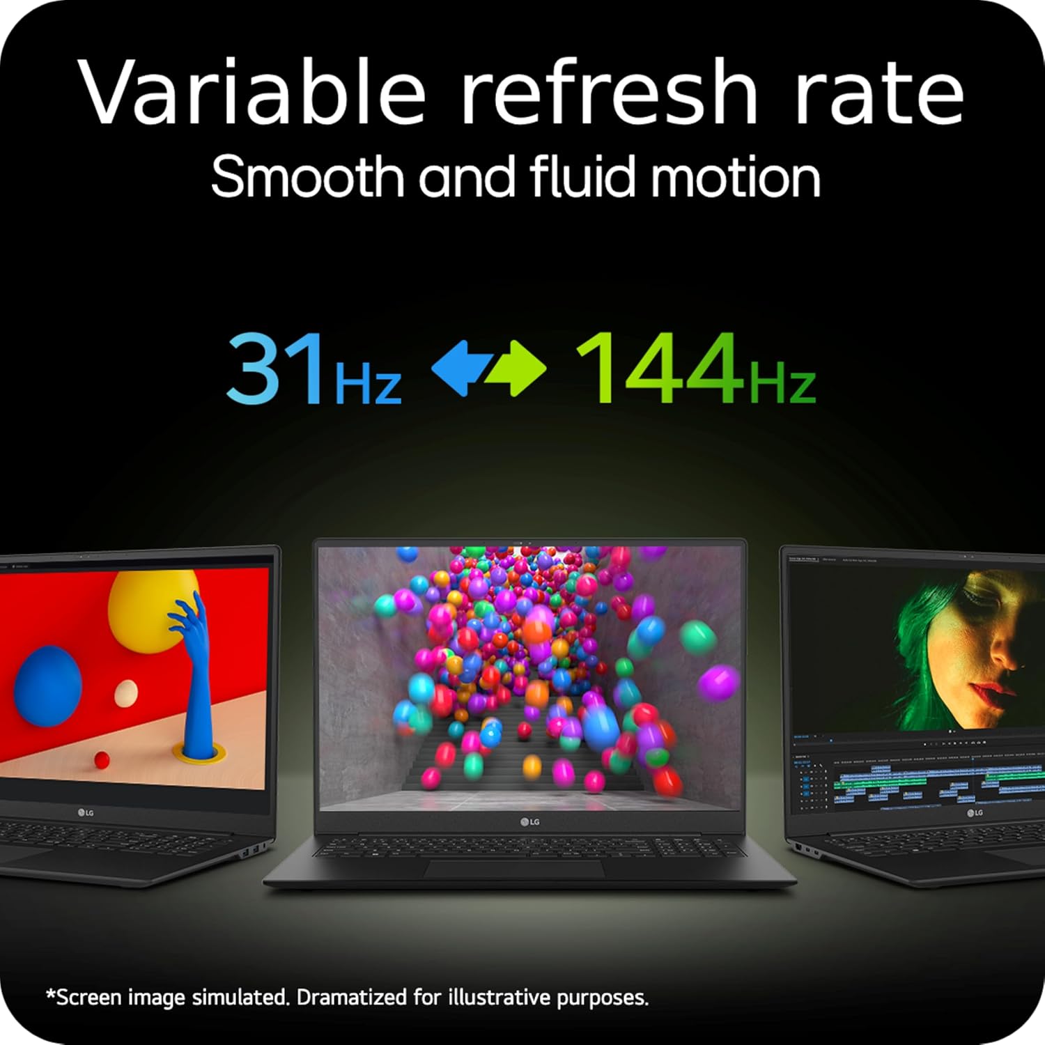 LG gram Pro 2 in1 16-inch Lightweight and Versatile Laptop, Intel Evo Edition - Intel Core Ultra 7, 16GB RAM, 1TB SSD, Black · v3