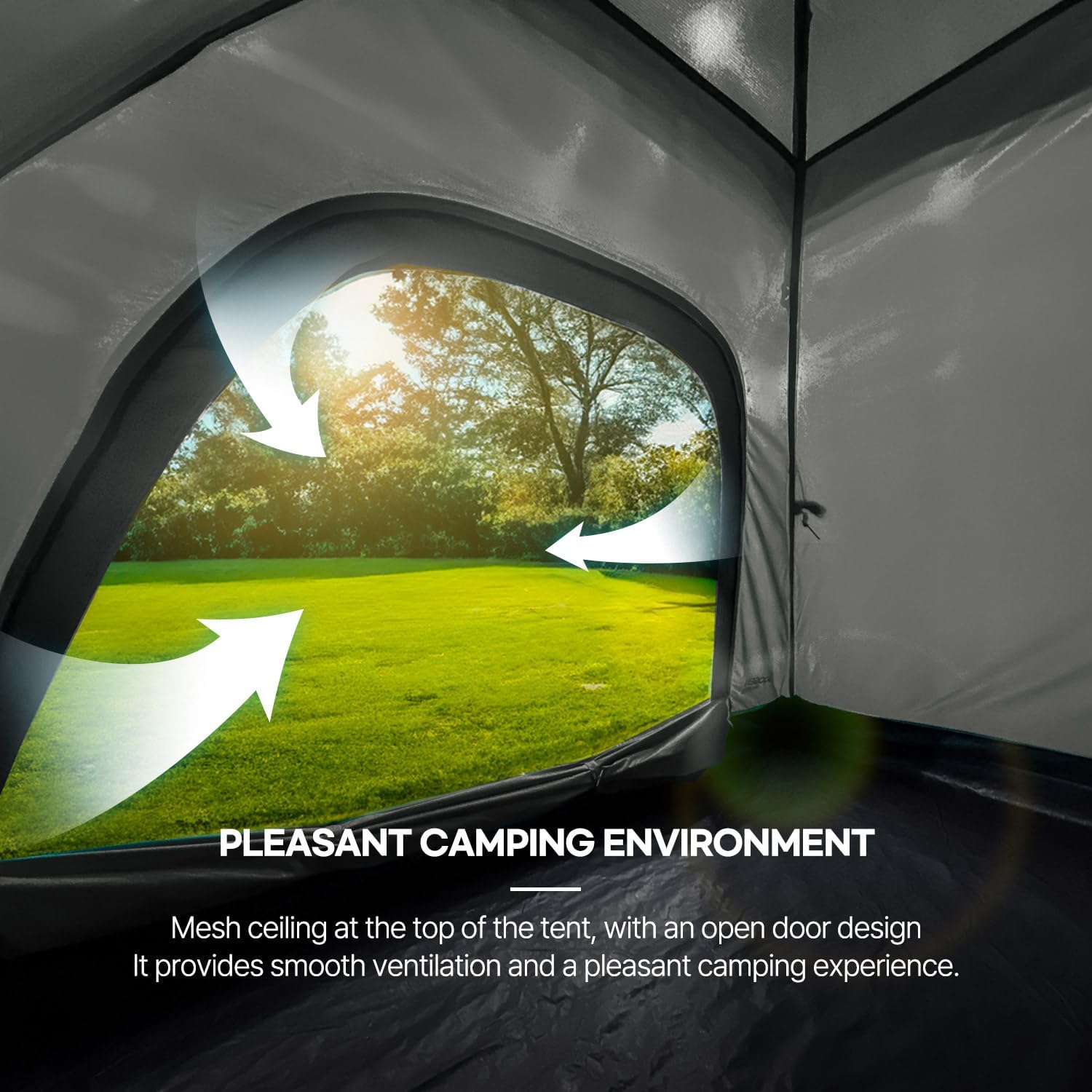 Tents for Camping 2/4/6 Person Camping Dome Tent, Easy to Set Up, Lightweight Camping Tent, Portable Camping Tent for Outdoor and Backpacking · v7