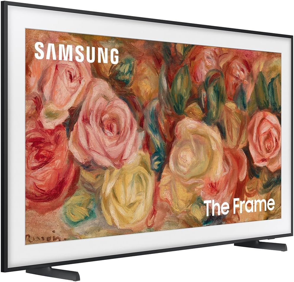 SAMSUNG 50-Inch Class QLED 4K LS03D The Frame Series Quantum HDR Smart TV w/Dolby Atmos, Art Mode, Anti-Reflection, Customizable Frame, Slim Fit Wall Mount with Alexa Built-in (QN50LS03D, 2024 Model) · v8