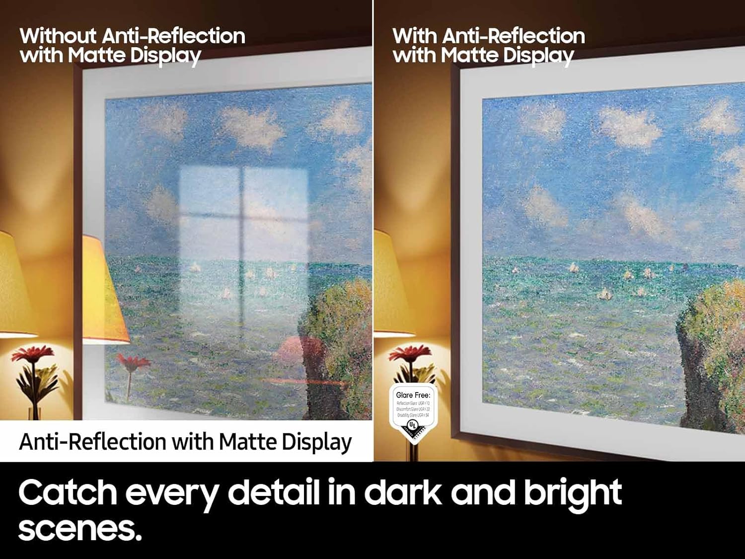 SAMSUNG 50-Inch Class QLED 4K LS03D The Frame Series Quantum HDR Smart TV w/Dolby Atmos, Art Mode, Anti-Reflection, Customizable Frame, Slim Fit Wall Mount with Alexa Built-in (QN50LS03D, 2024 Model) · v8