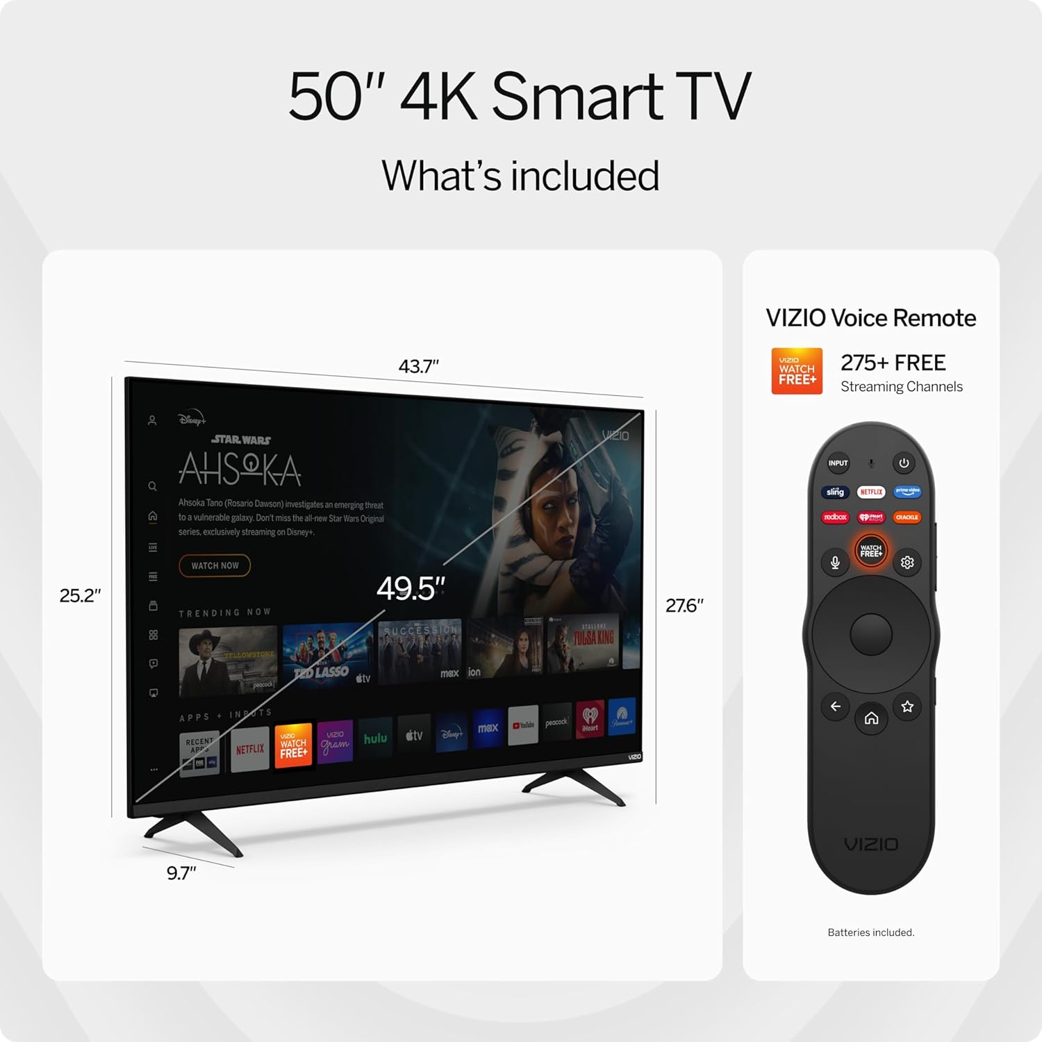 VIZIO 50 4K HDR Smart TV · v6