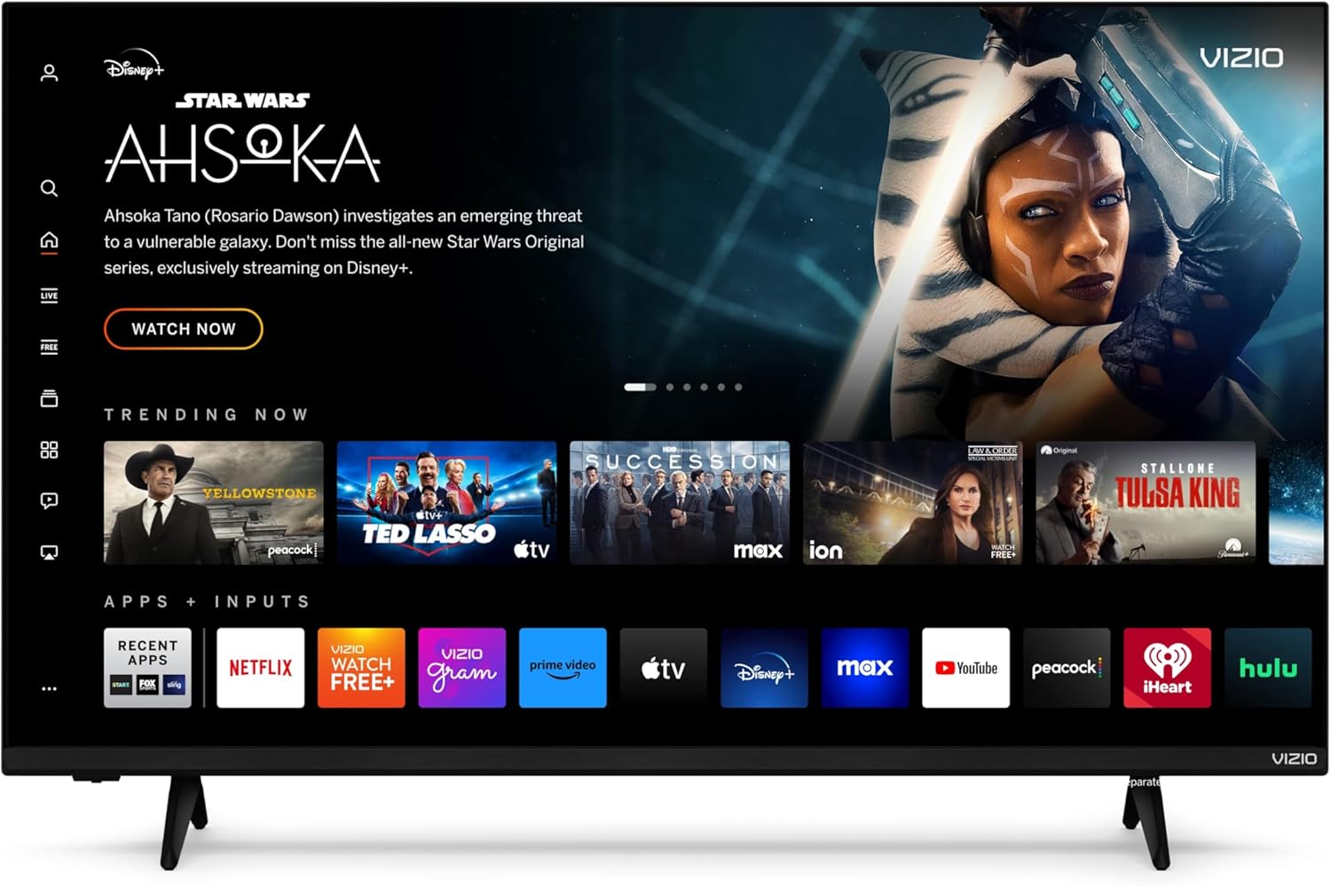VIZIO 43-inch 4K UHD LED Smart TV w/Dolby Vision HDR, WiFi 6, Bluetooth Headphone Capable, Apple AirPlay, Google Cast Built-in (V4K43M-08, New) · v3