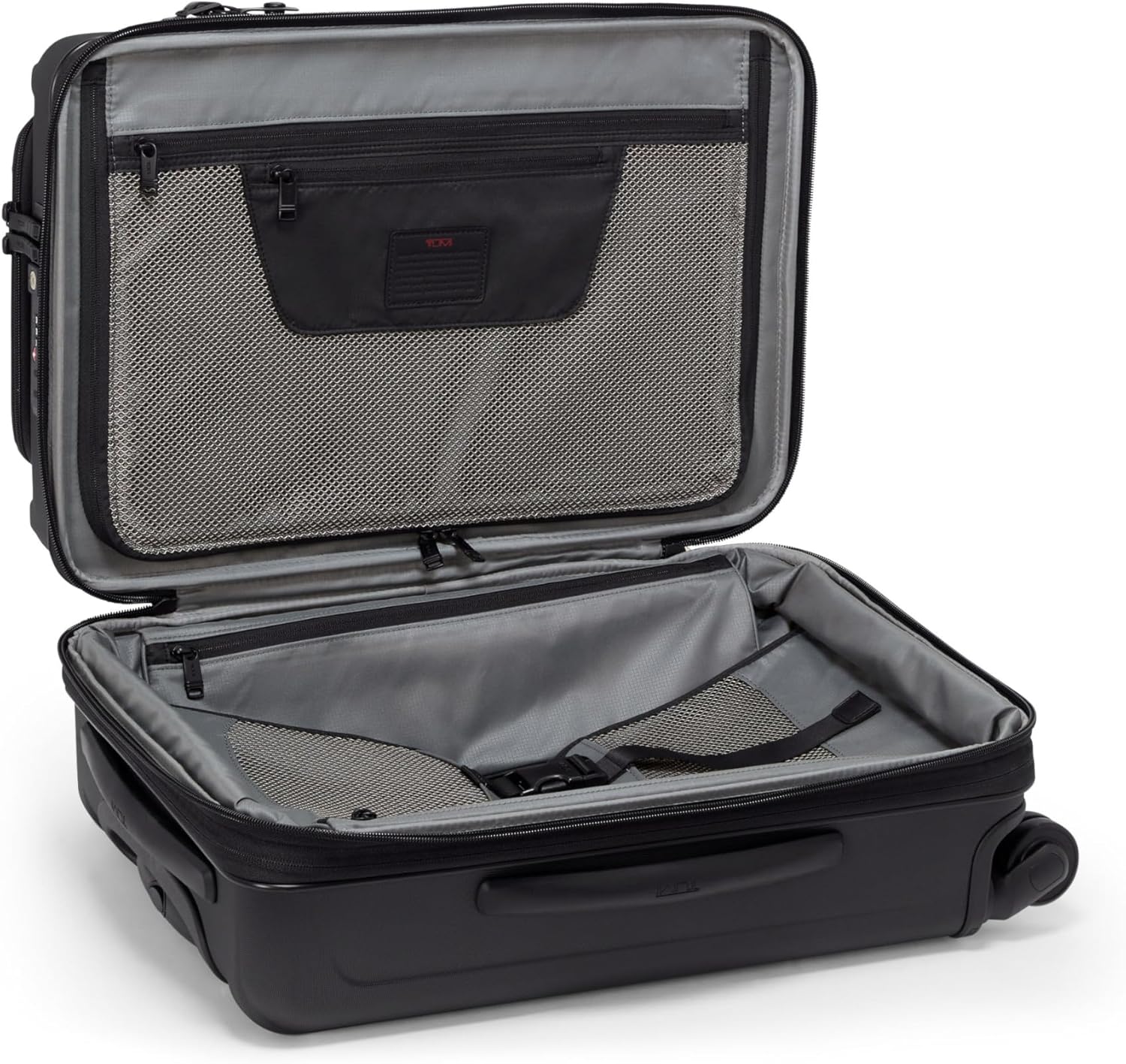 TUMI - Alpha Hybrid International Expandable 4 Wheeled Carry-On - Roller Bag for Extended Trips or International Getaways - Carry-On Luggage with 4 Spinner Wheels - Men  Women Travel Suitcase - Black