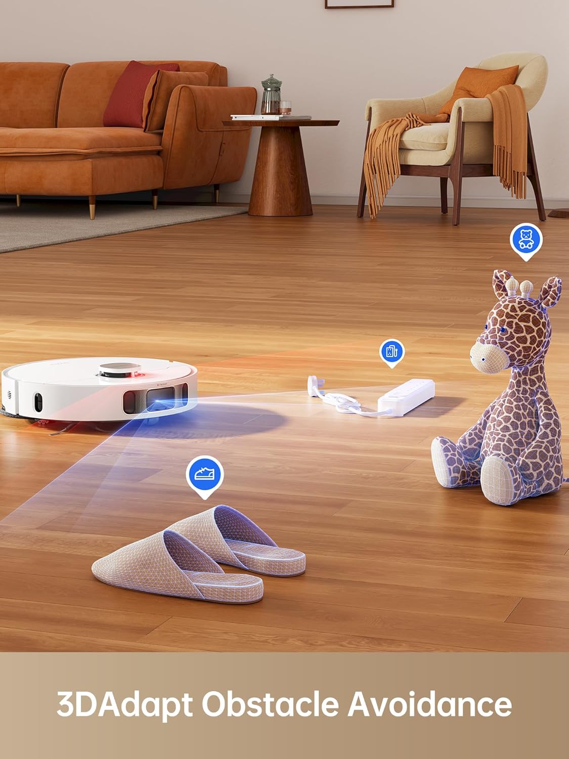 dreame L10s Pro Ultra Heat robotstofzuiger en dweilcombinatie, dweilverlenging, 7000 Pa zuigkracht, automatische robotverzorging en -onderhoud, zelfreinigend heetwaterdweil van 136 °C, vermijding van obstakels, ideaal voor haar, tapijten