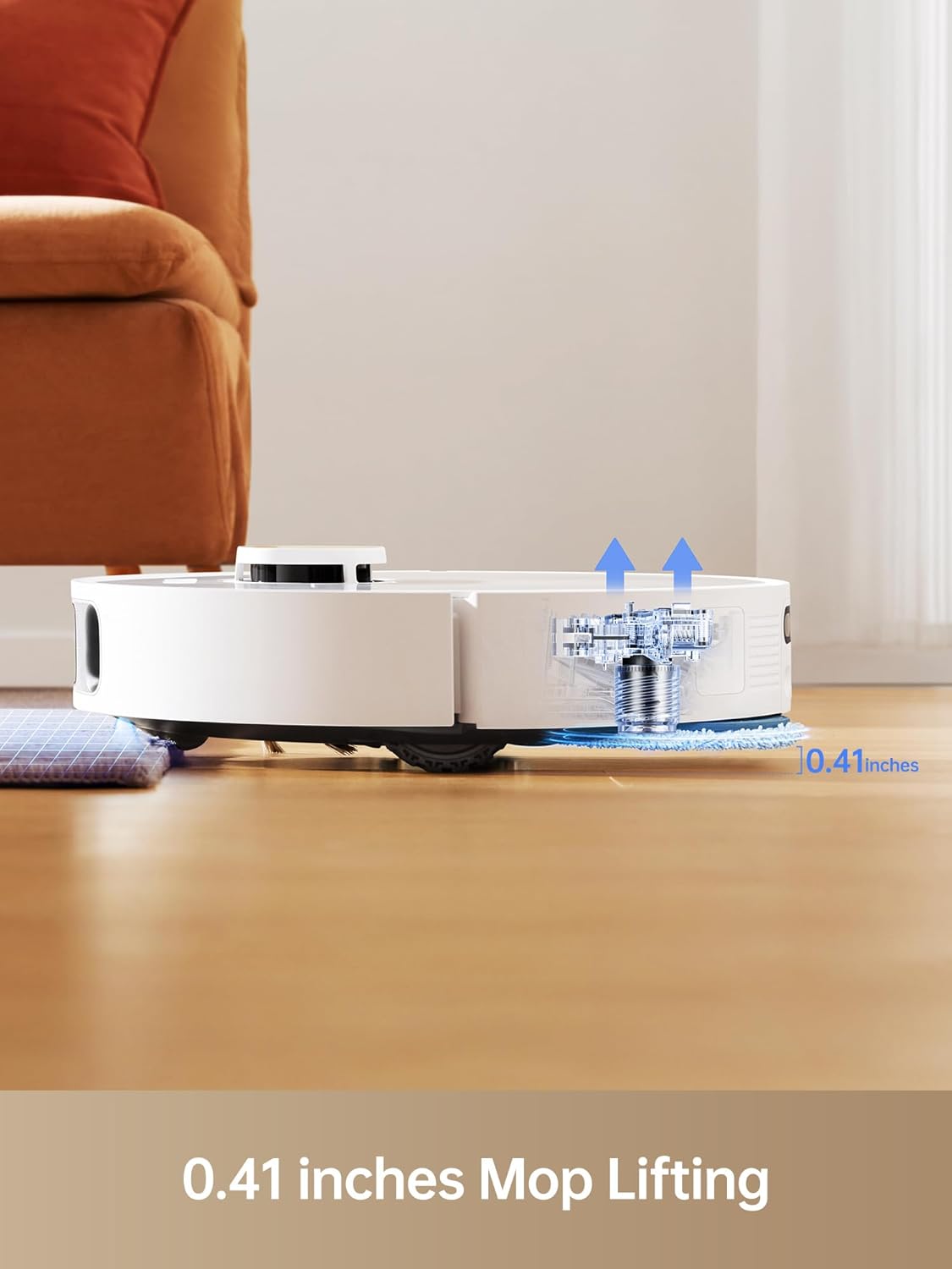 dreame L10s Pro Ultra Heat robotstofzuiger en dweilcombinatie, dweilverlenging, 7000 Pa zuigkracht, automatische robotverzorging en -onderhoud, zelfreinigend heetwaterdweil van 136 °C, vermijding van obstakels, ideaal voor haar, tapijten