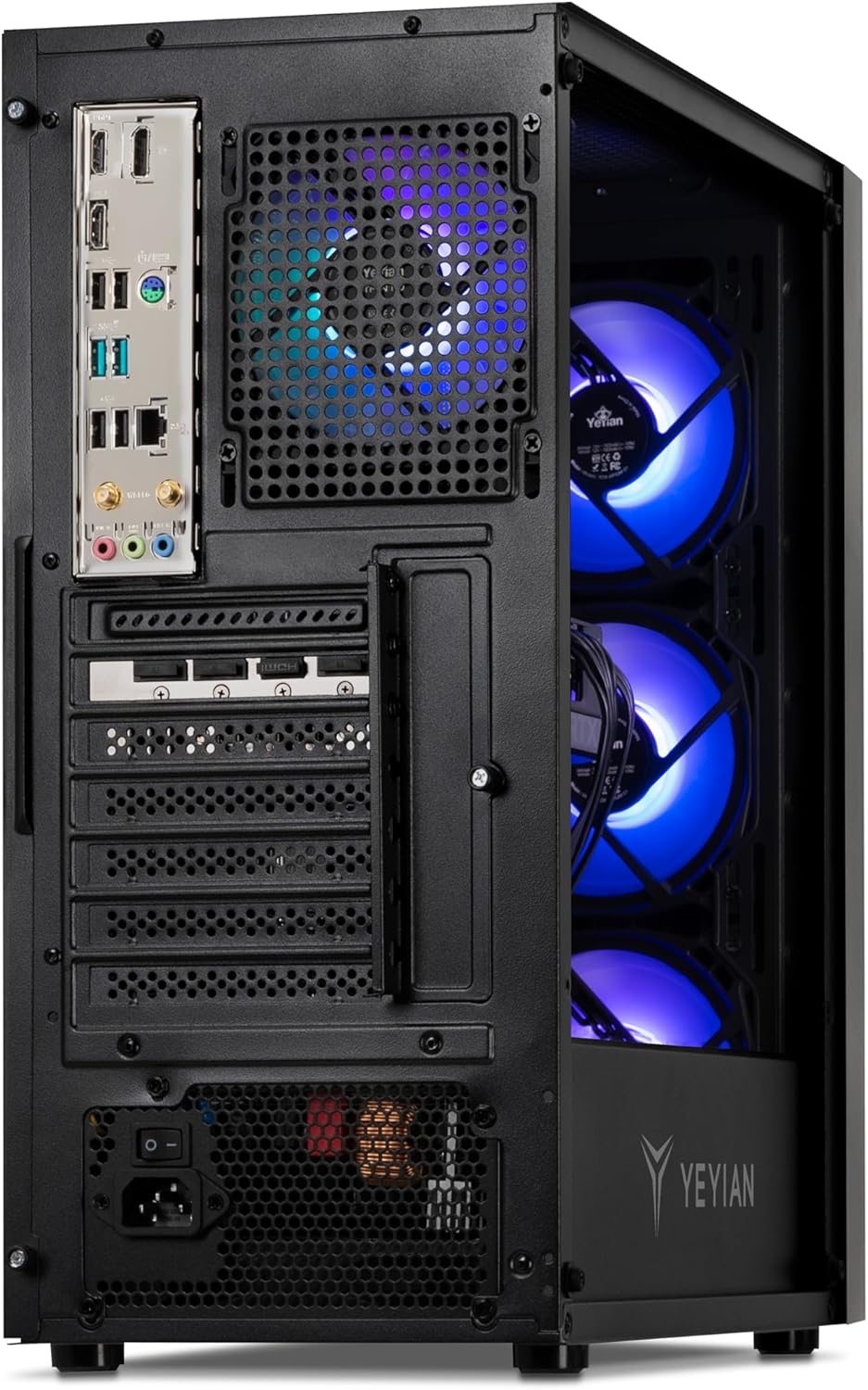 YEYIAN Gaming PC Yumi Desktop • Intel Core i5 12400F, GeForce RTX 4060 Ti 8GB Desktop Computer, 1TB NVME SSD, 16GB DDR5 RAM 5600, 650W Gold PSU, B760 Motherboard, Win 11 Home 64-bit Prebuilt Tower PC · v6