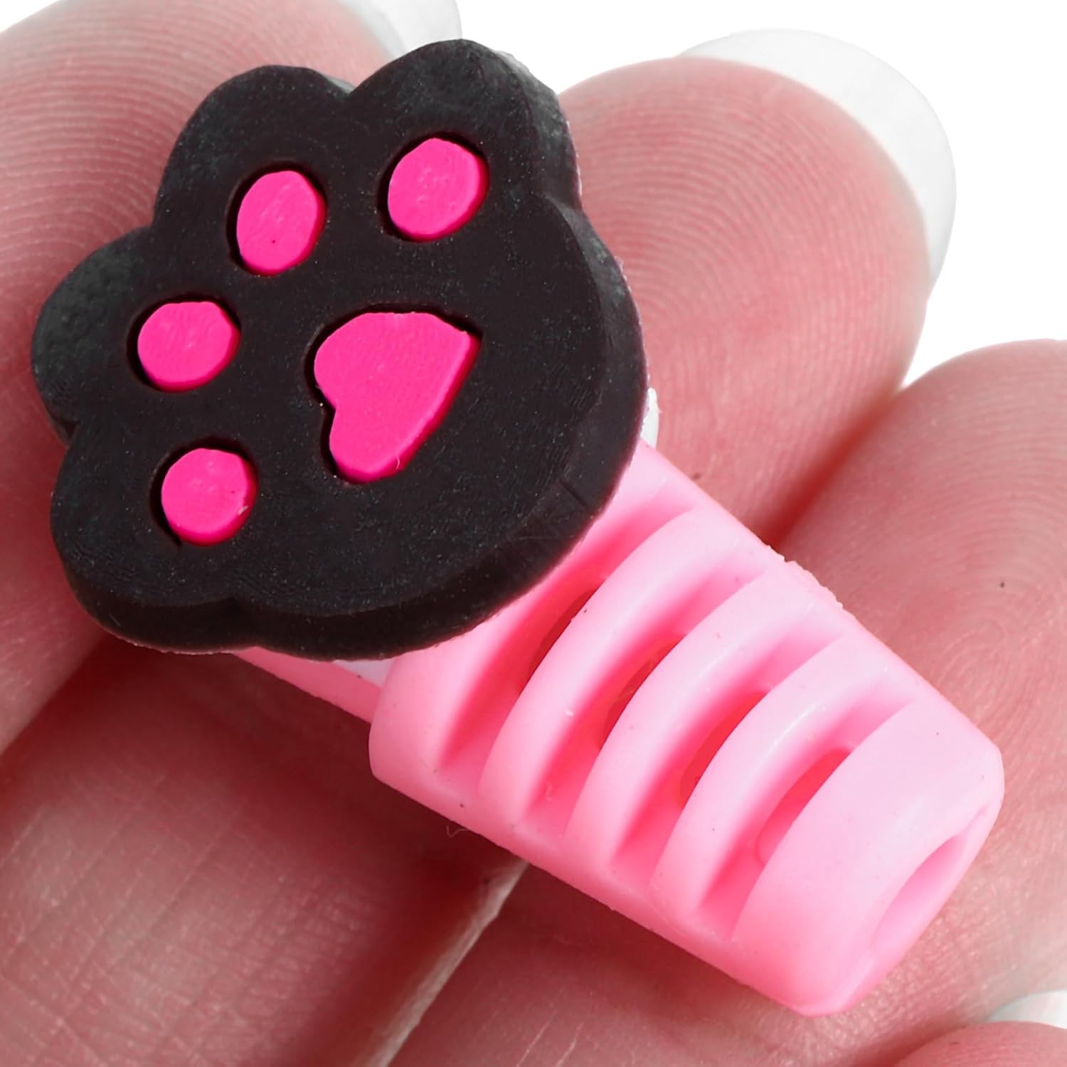 OSALADI 10 Pcs S Charger Cable Protector Cute Charger Cover Protector Mobile Cord Protector for Phone Charger Cable Ends Savers Bank Cable Saver Mobile Phone Charger USB Cable Protector Pink