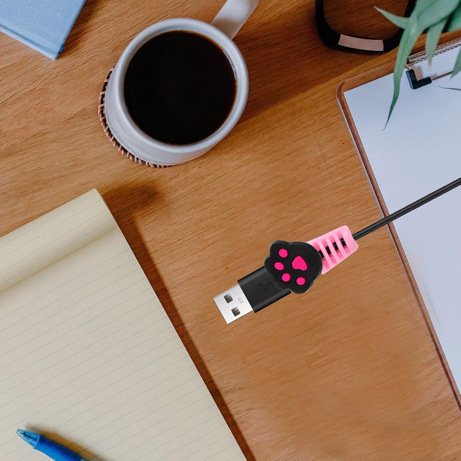 OSALADI 10 Pcs S Charger Cable Protector Cute Charger Cover Protector Mobile Cord Protector for Phone Charger Cable Ends Savers Bank Cable Saver Mobile Phone Charger USB Cable Protector Pink