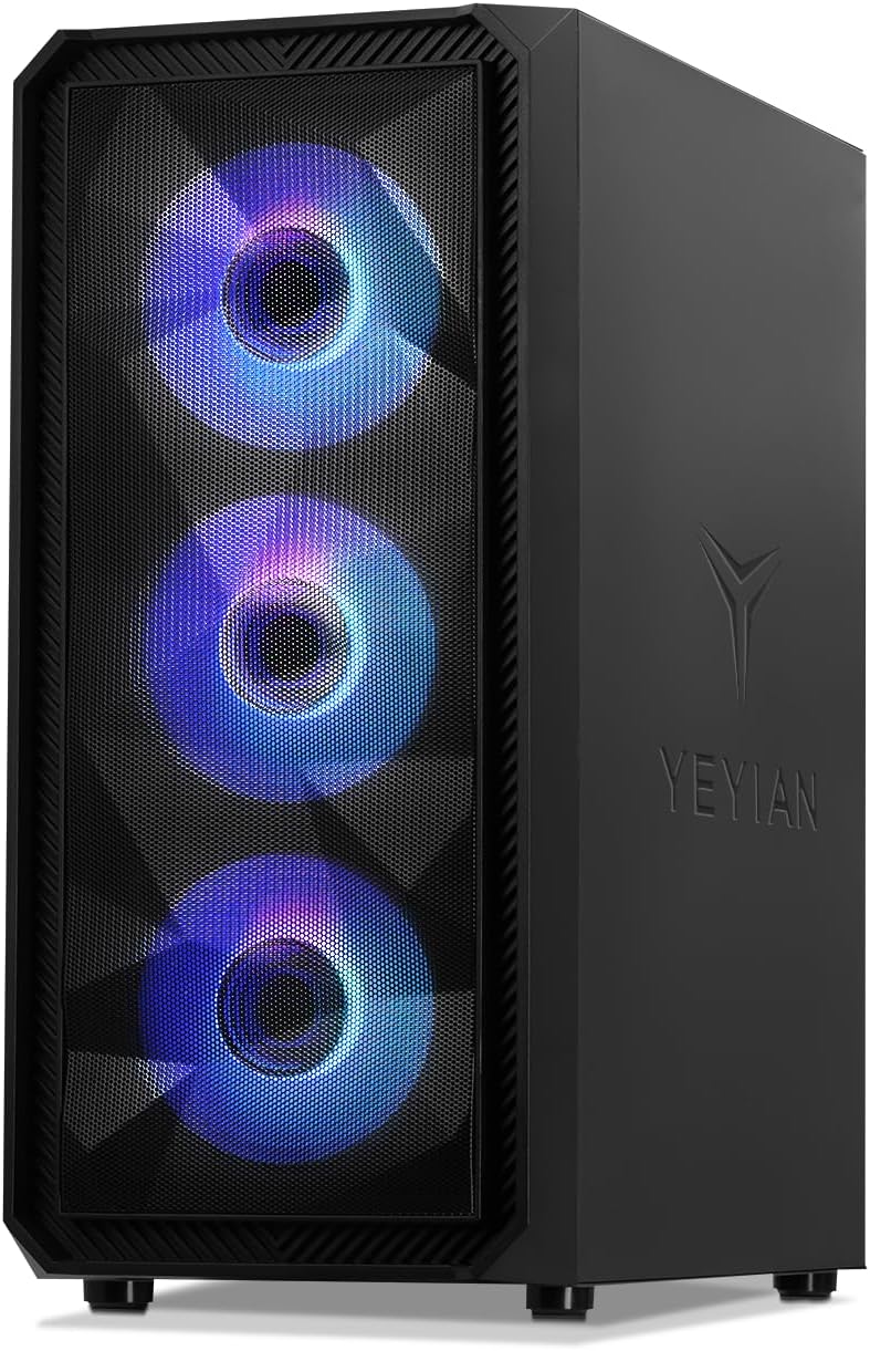 YEYIAN Tanto Gaming Desktop • Intel Core i5-14400F • 16GB DDR5 RAM 5600 • 1TB SSD • NVIDIA GeForce RTX 4070 12GB GDDR6X • 120mm AIO Cooler • Intel B760 Motherboard • Windows 11 Home · v7