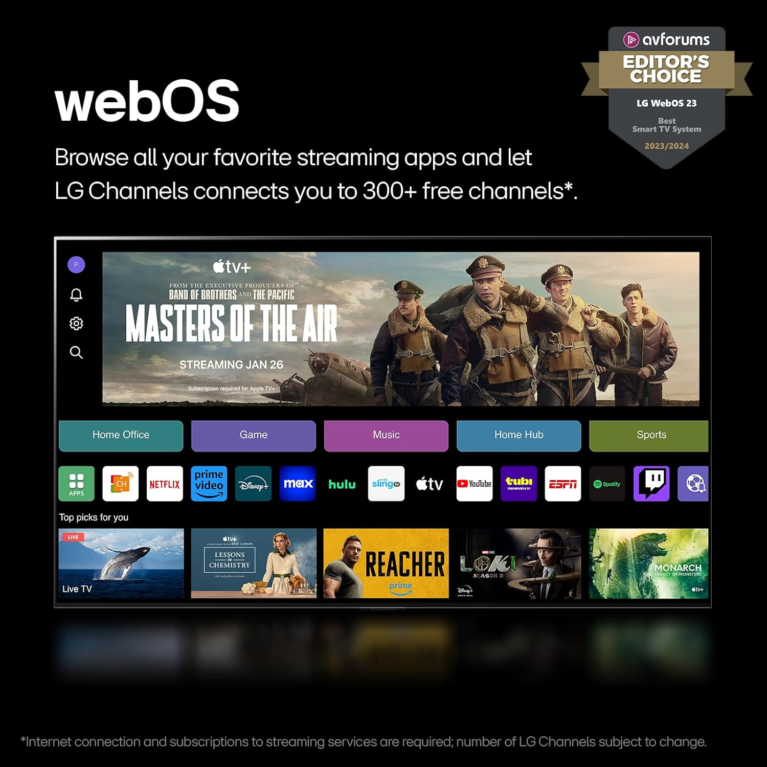 LG 65-Inch Class OLED evo G4 Series Smart TV 4K Processor Flat Screen with Magic Remote AI-Powered with Alexa Built-in (OLED65G4SUB, 2024) · v14
