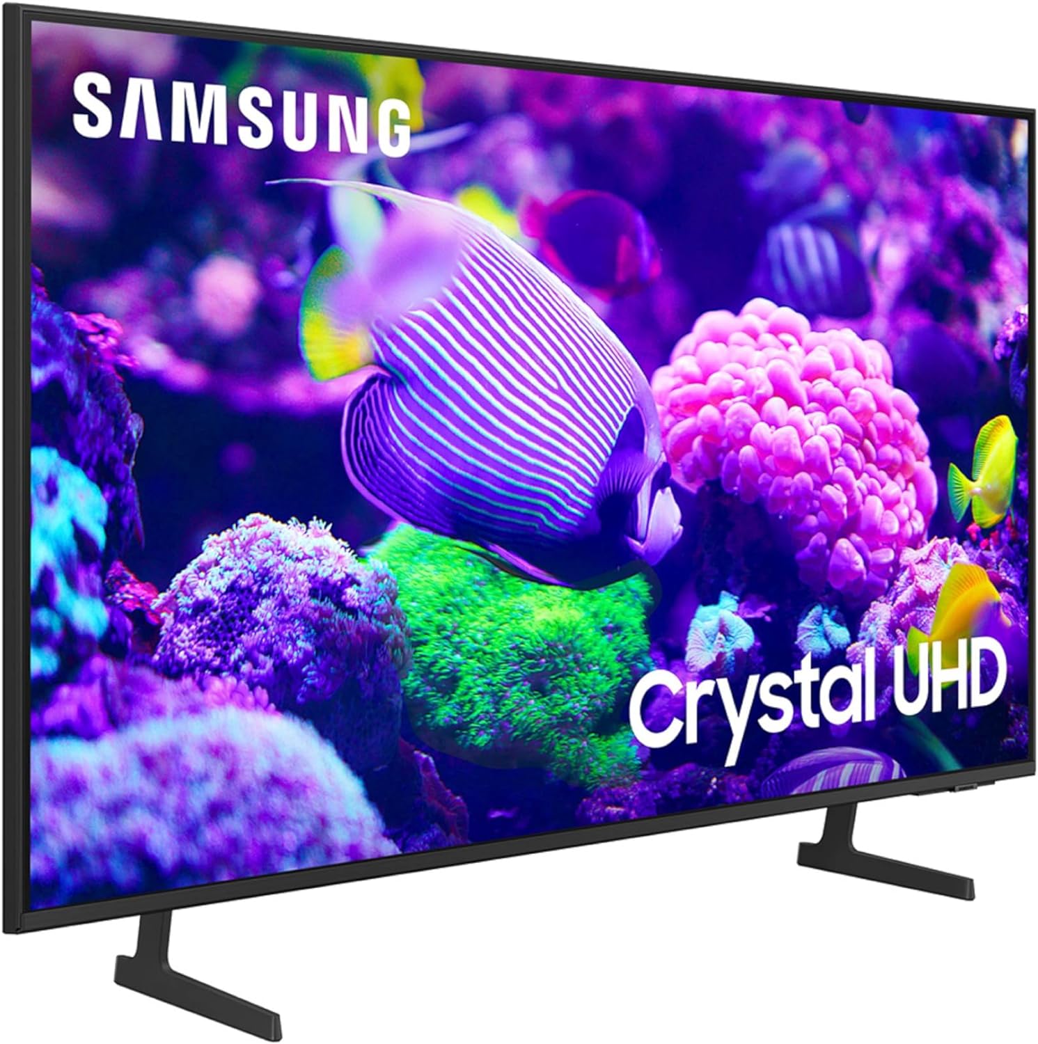 SAMSUNG 65-Inch Class Crystal UHD 4K DU7200 Series HDR Smart TV w/Object Tracking Sound Lite, PurColor, Motion Xcelerator, Mega Contrast, Q-Symphony (UN65DU7200, 2024 Model)