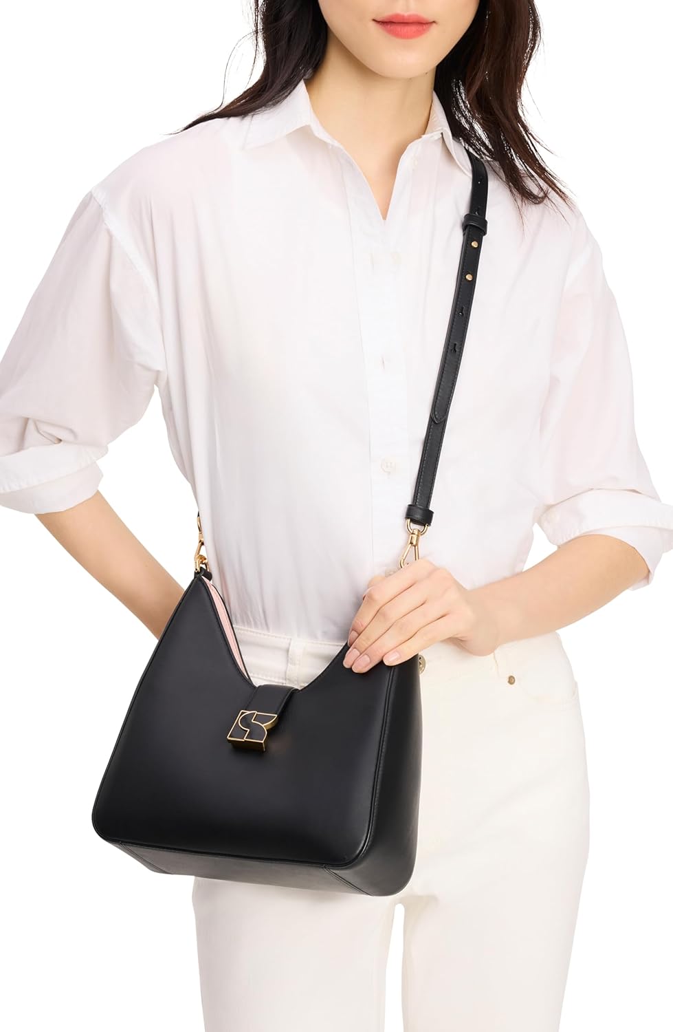 kate spade new york Sepatu Wanita Dakota Smooth Leather Hobo