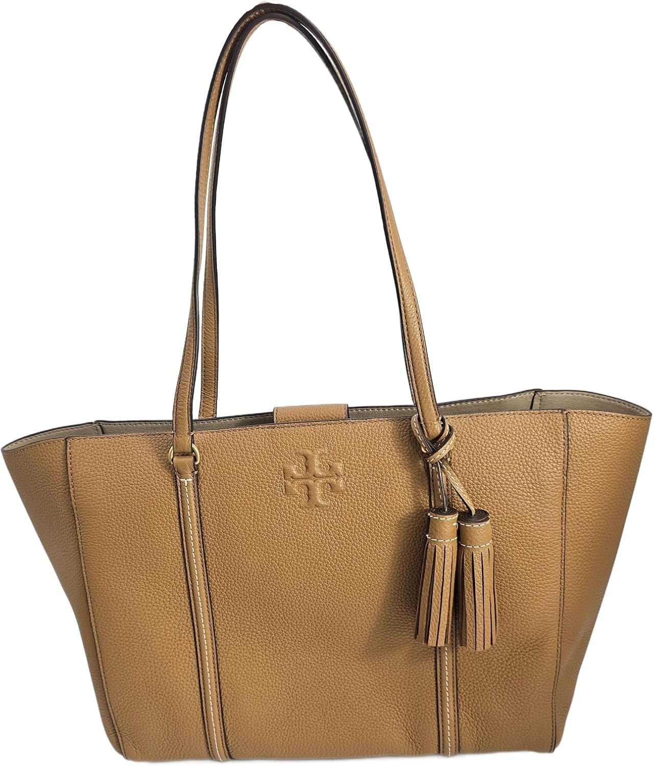 Tory Burch 144689 Thea With Gold Hardware Leather Womens Large Tote Bag · v2