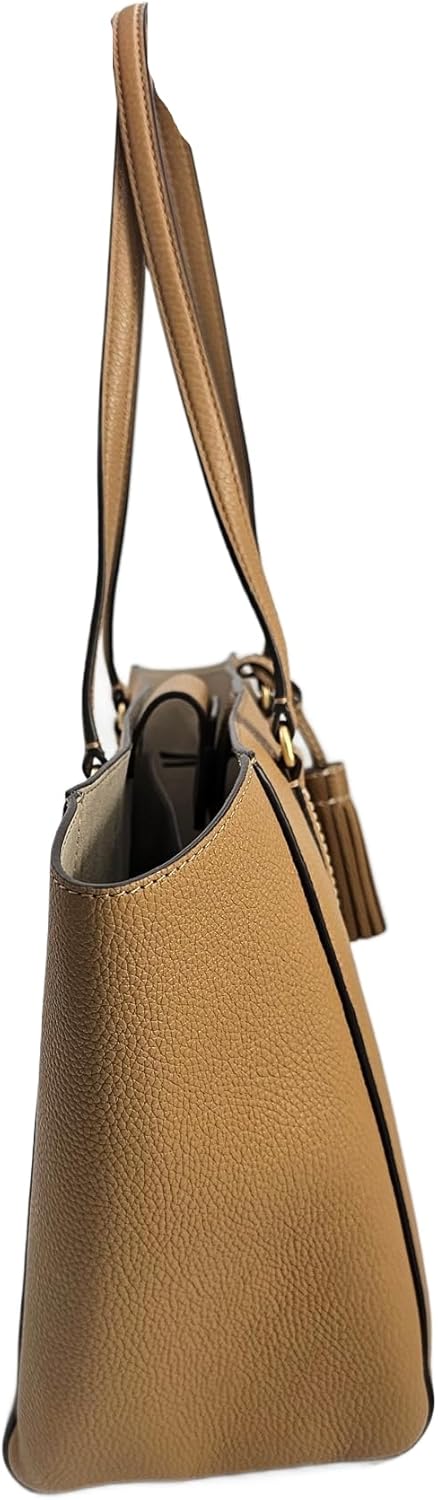 Tory Burch 144689 Thea With Gold Hardware Leather Womens Large Tote Bag · v2