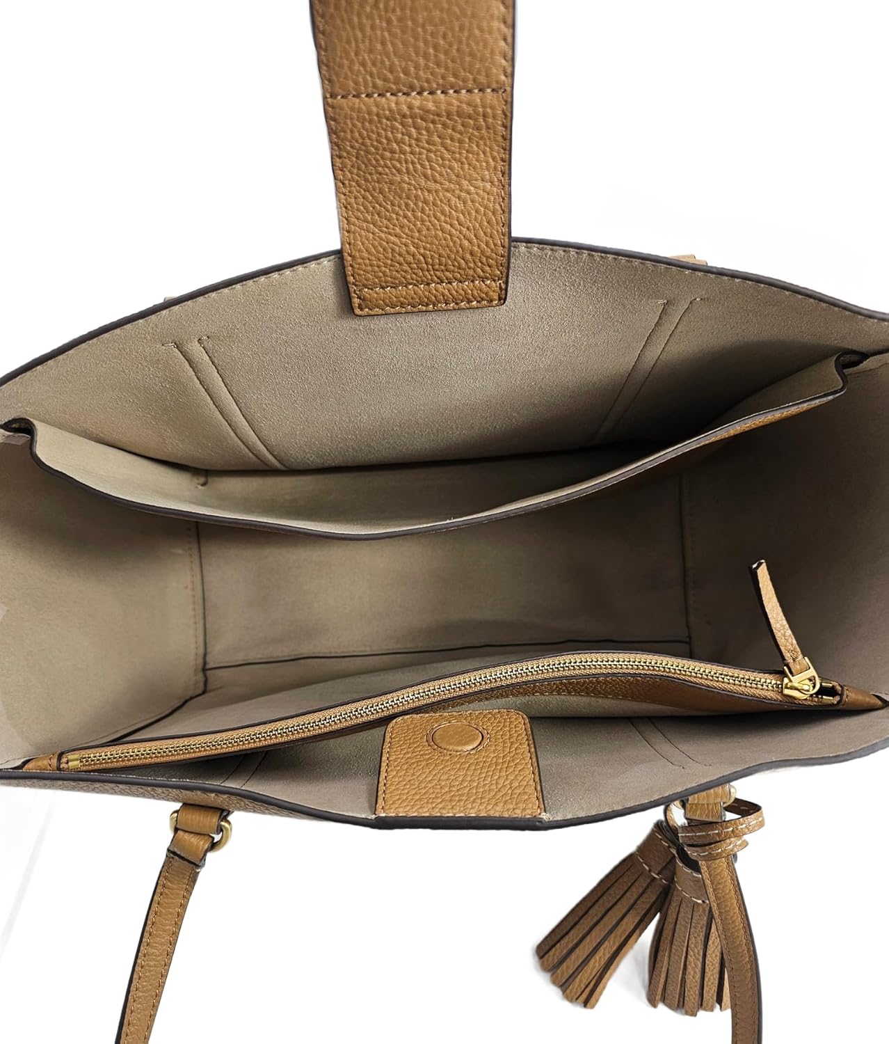 Tory Burch 144689 Thea With Gold Hardware Leather Womens Large Tote Bag · v2