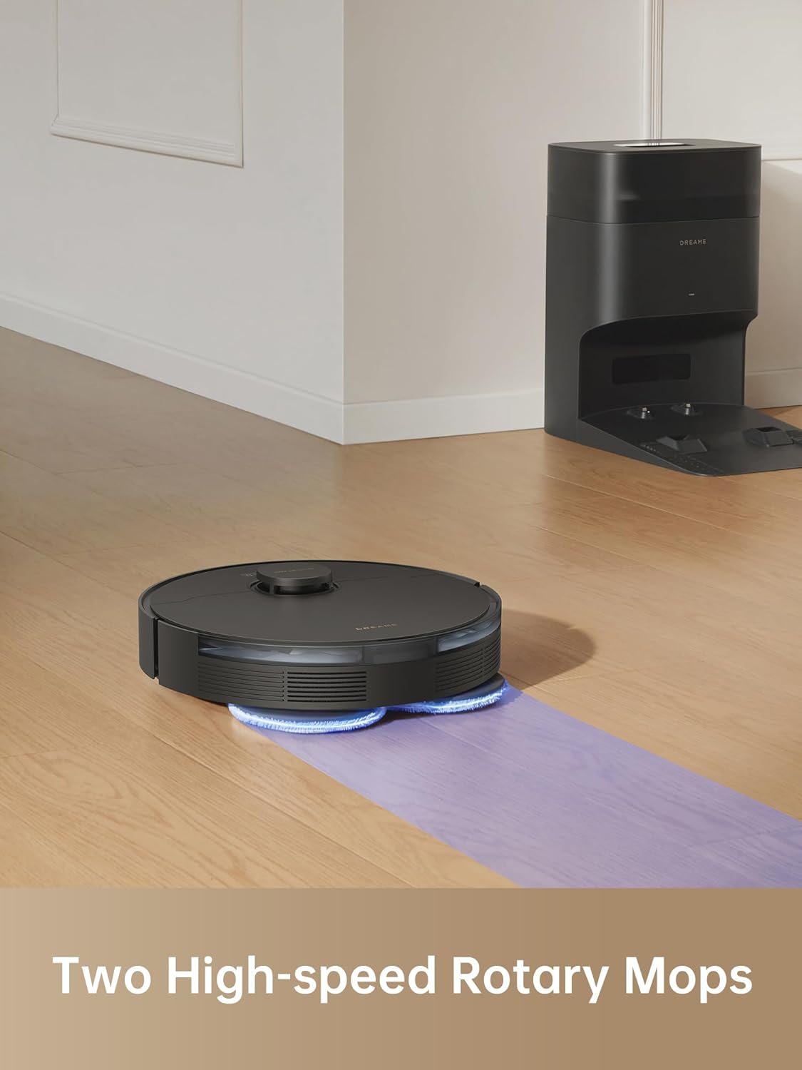 dreame L10s Plus Self-Empty Robot Vacuum and Mop Combo, Hands-Free up to 90-Days of Dust, 7000Pa Suction, DuoScrub Mopping, 7mm Auto Lifting Mop, Auto-Empty Ideal for Pet Hair, Hard Floor and Carpet · v2