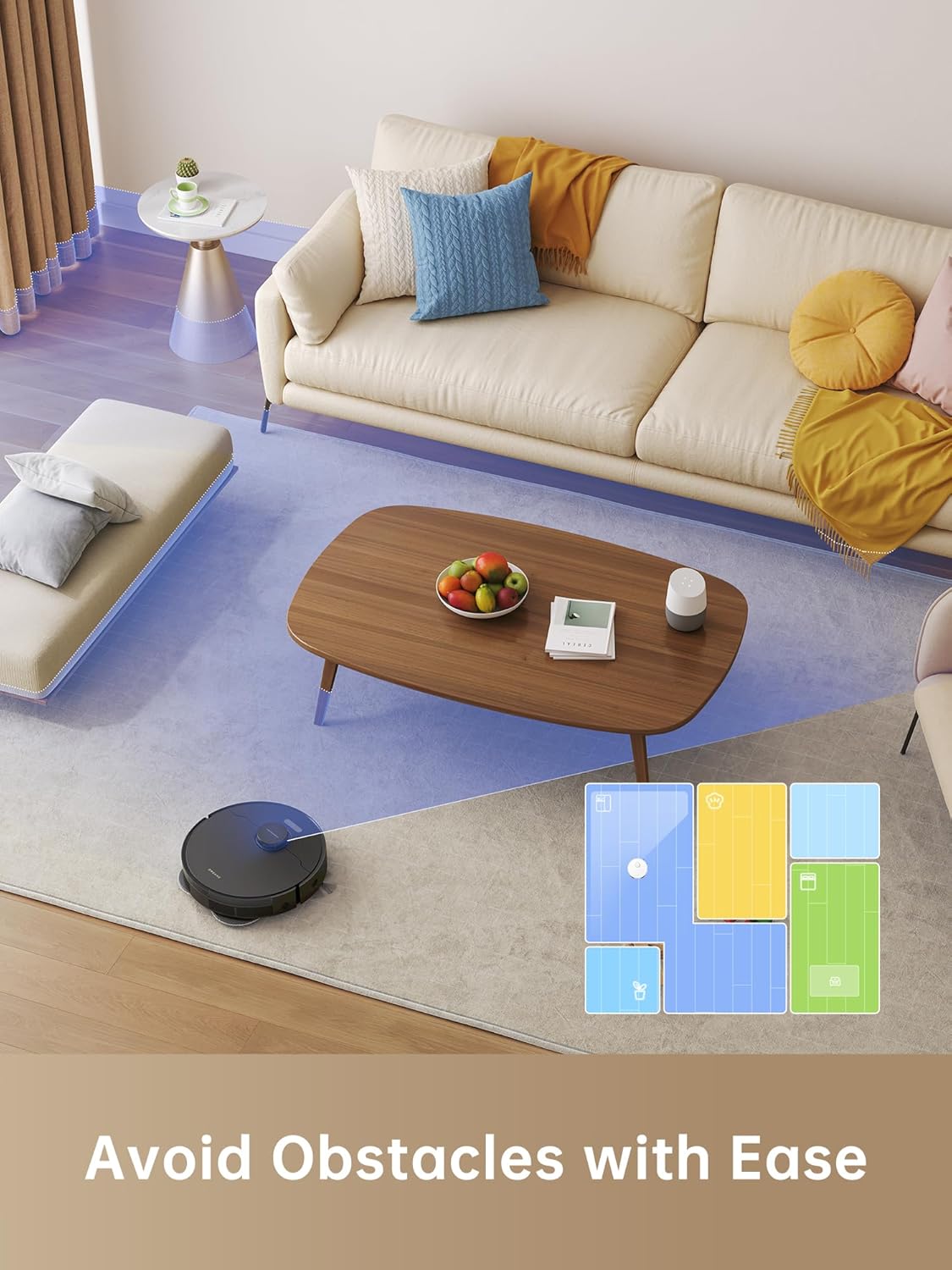 dreame L10s Plus Self-Empty Robot Vacuum and Mop Combo, Hands-Free up to 90-Days of Dust, 7000Pa Suction, DuoScrub Mopping, 7mm Auto Lifting Mop, Auto-Empty Ideal for Pet Hair, Hard Floor and Carpet · v2