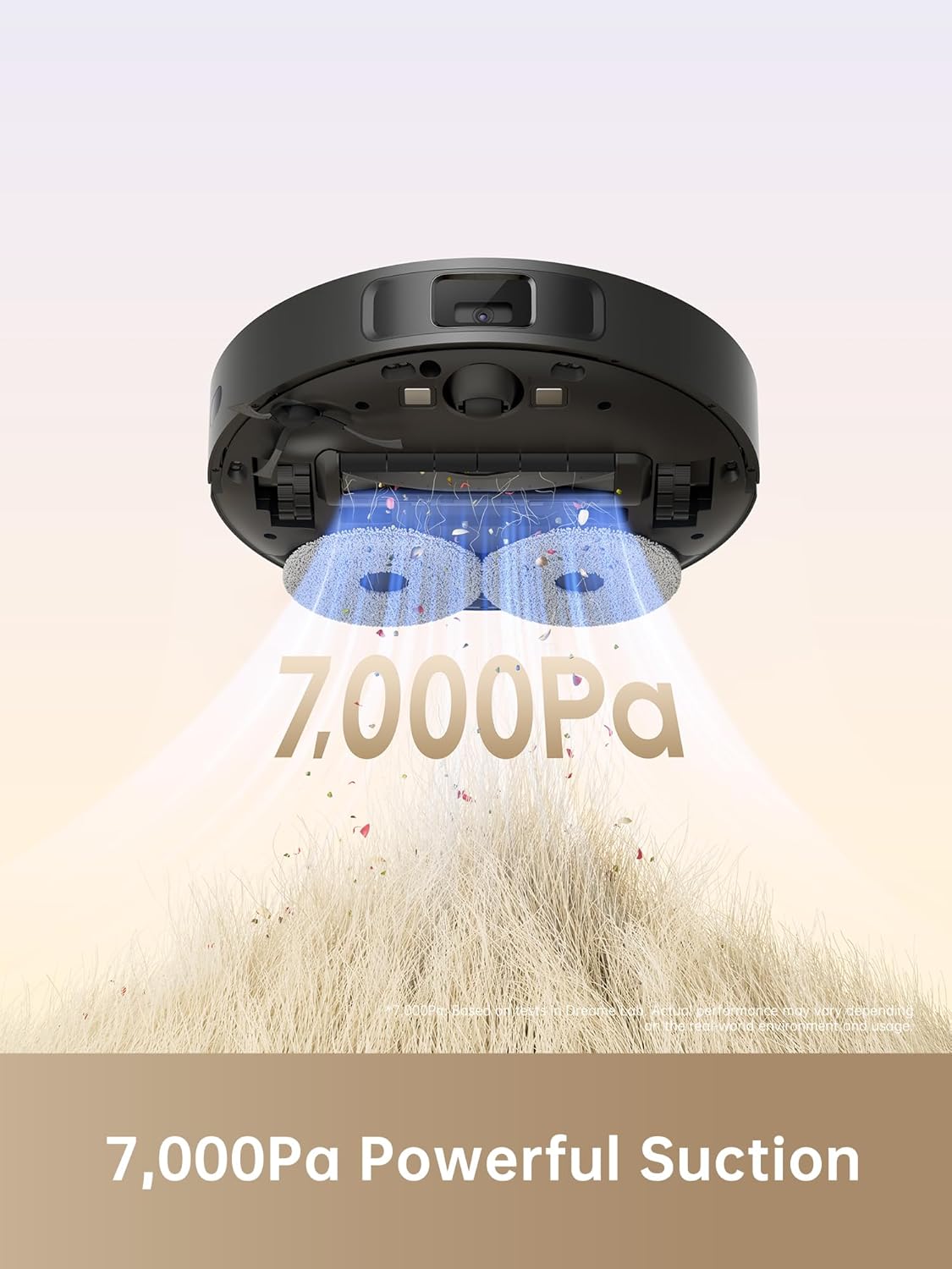 dreame L10s Plus Self-Empty Robot Vacuum and Mop Combo, Hands-Free up to 90-Days of Dust, 7000Pa Suction, DuoScrub Mopping, 7mm Auto Lifting Mop, Auto-Empty Ideal for Pet Hair, Hard Floor and Carpet · v2