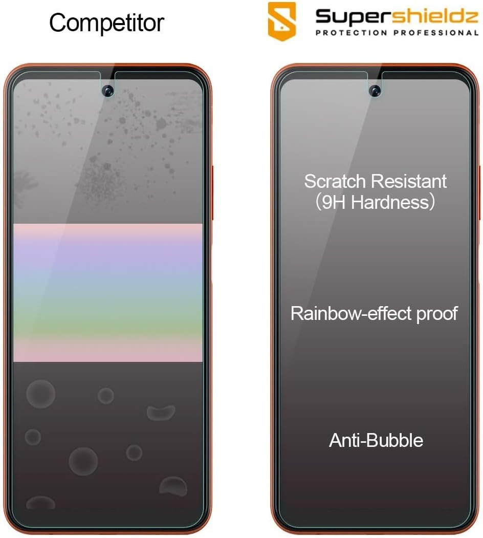 Supershieldz (3er-Pack), entworfen für Boost Mobile Celero 5G/Plus (2024) Displayschutz aus gehärtetem Glas, kratzfest, blasenfrei