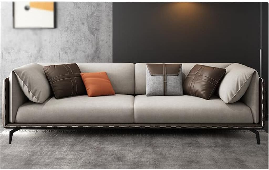 Living Room Sofa Small Flat Sofa Set Small Flat Sofa Set Combination Home Furniture, As show, FANCUF-gte3 · v2