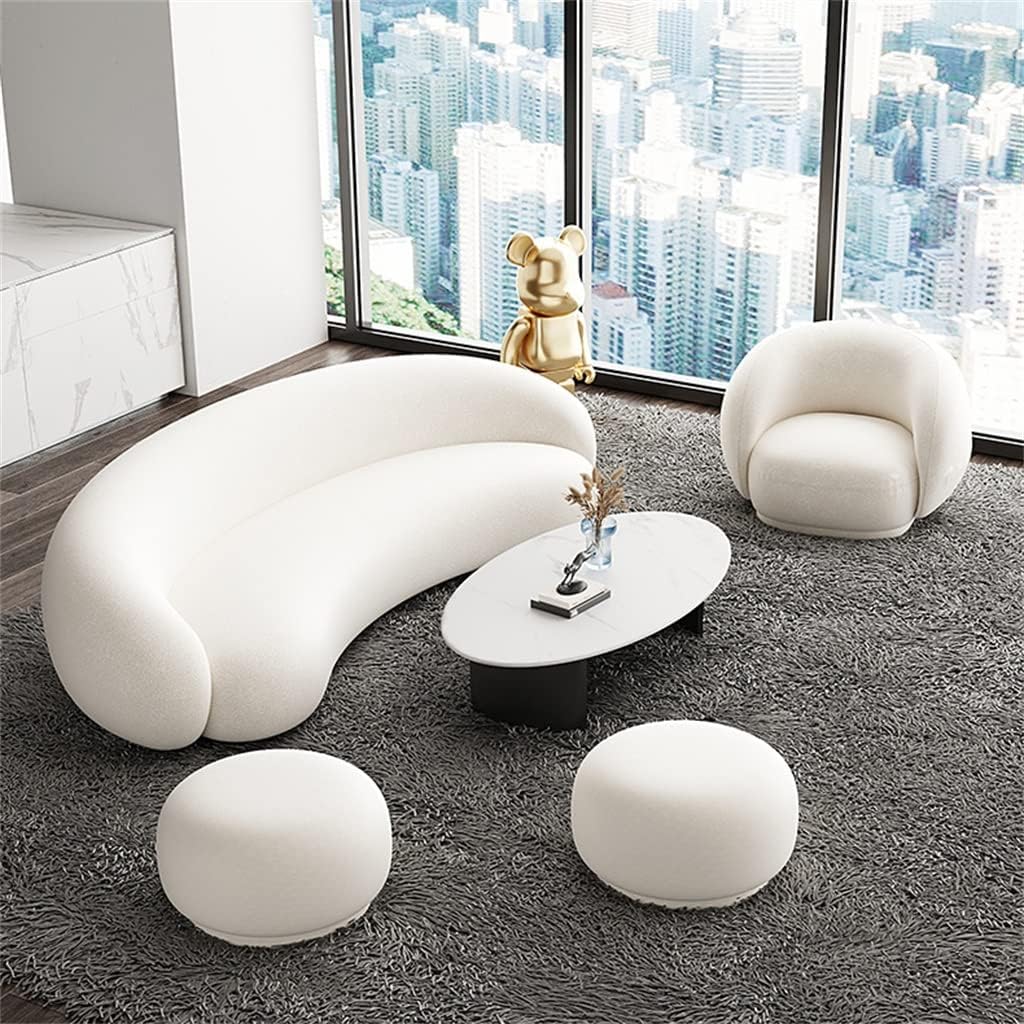 Divano letto Relax, elasticizzato, morbido e curvo, sedia relax modulare, misura universale, Fancuf-GTE3