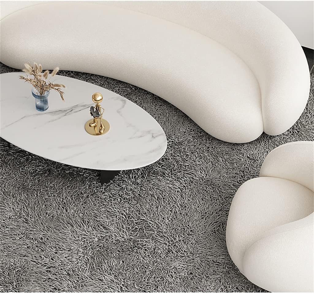 Divano letto Relax, elasticizzato, morbido e curvo, sedia relax modulare, misura universale, Fancuf-GTE3