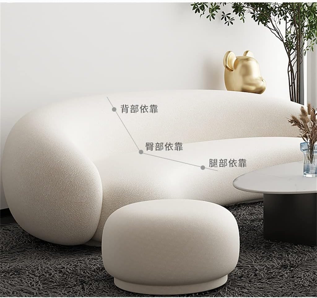 Divano letto Relax, elasticizzato, morbido e curvo, sedia relax modulare, misura universale, Fancuf-GTE3