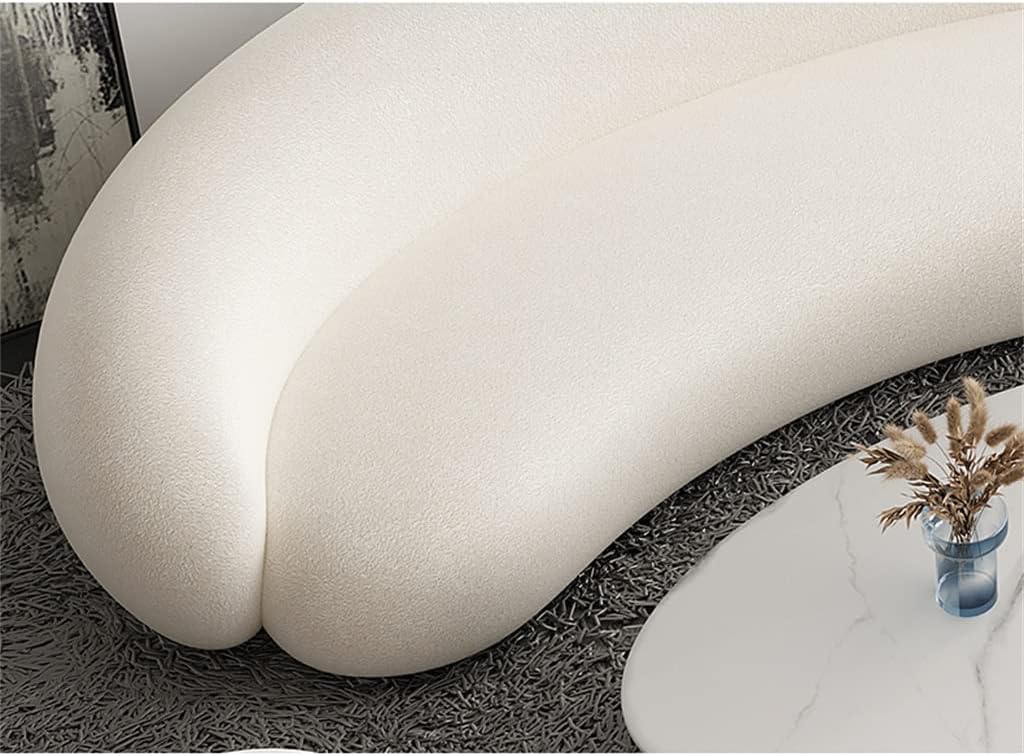 Divano letto Relax, elasticizzato, morbido e curvo, sedia relax modulare, misura universale, Fancuf-GTE3