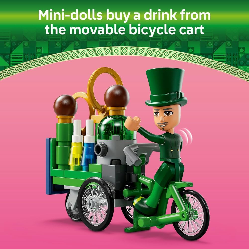 LEGO Wicked Welcome to Emerald City, Collectible Game for Girls and Children from 9 Years with Tower Toy to Build and 5 Movie Characters including Glinda and Elphaba, Gift Idea 75684 · v3