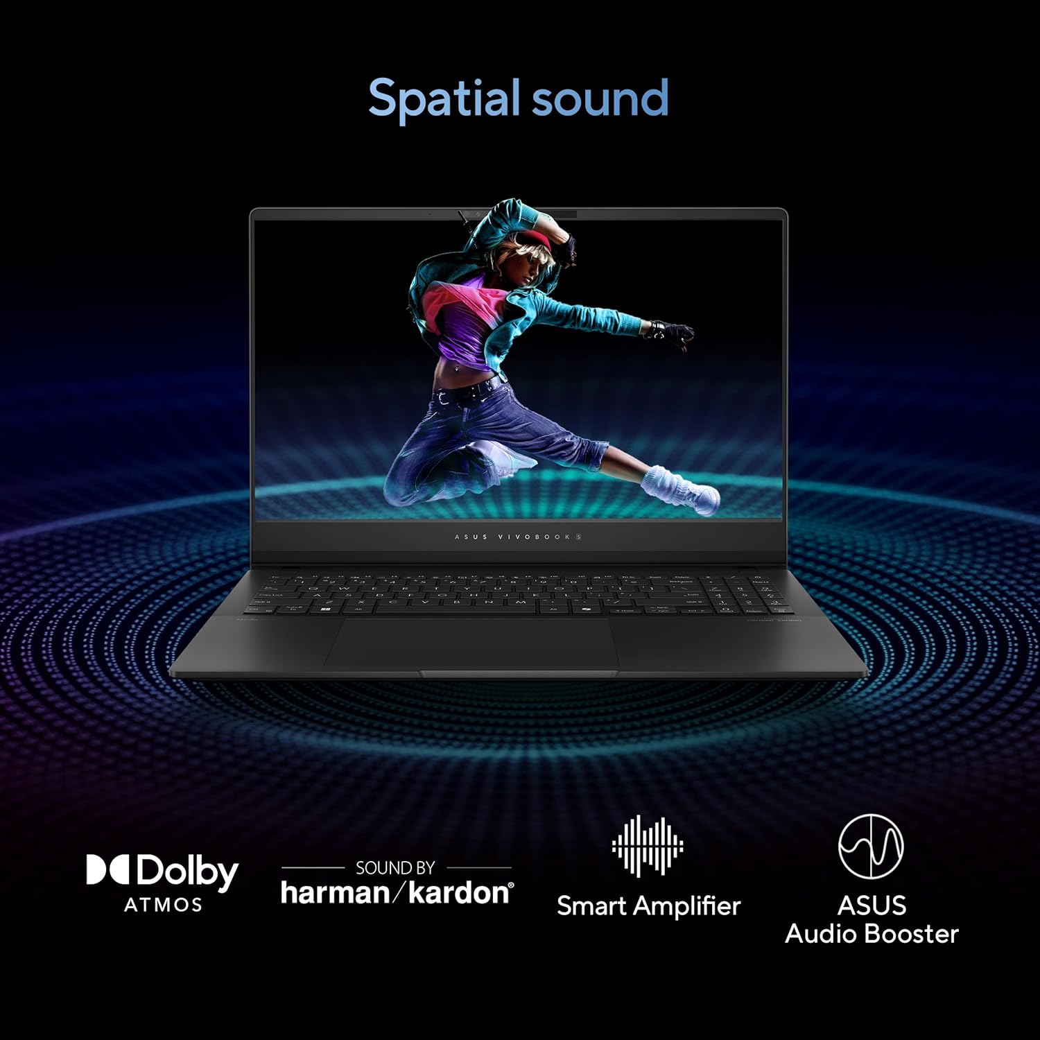 ASUS Vivobook S 14 OLED Laptop, Intel Core Ultra 9 185H, 16GB, 1TB SSD, Neutral Black, S5406MA-AS96, Intel Evo Edition · v3